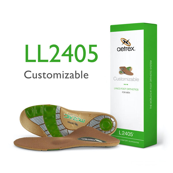 First Generation Men's Customizable Orthotics W/ Metatarsal Support #color_