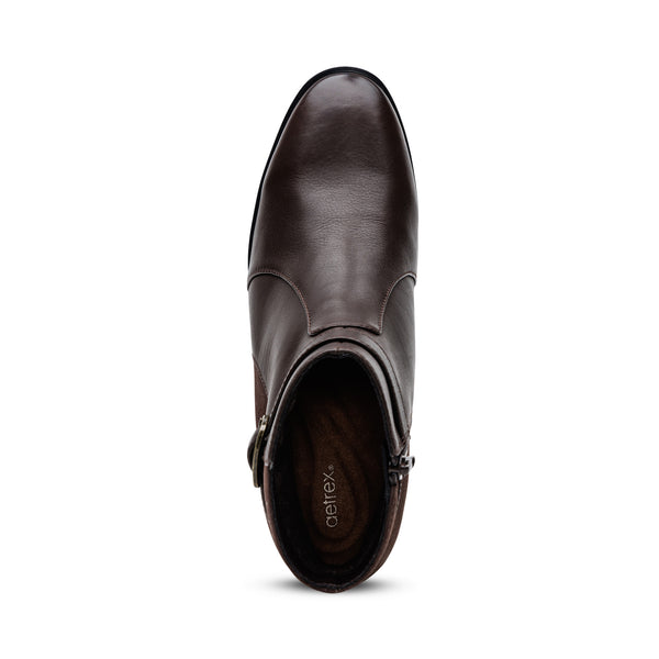 Rebecca Heel Boot #color_dark brown