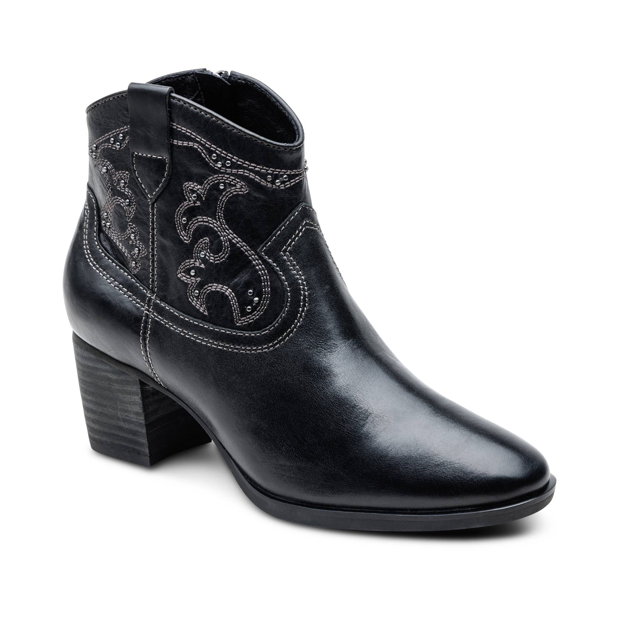 Aetrex Reagan Black Black / M / 37 Aetrex Reagan Black Black / M / 37