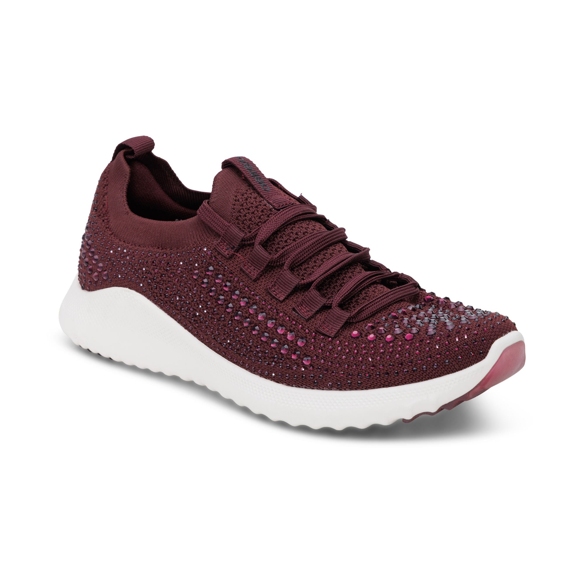 Carly Arch Support Sneaker #color_wine sparkle