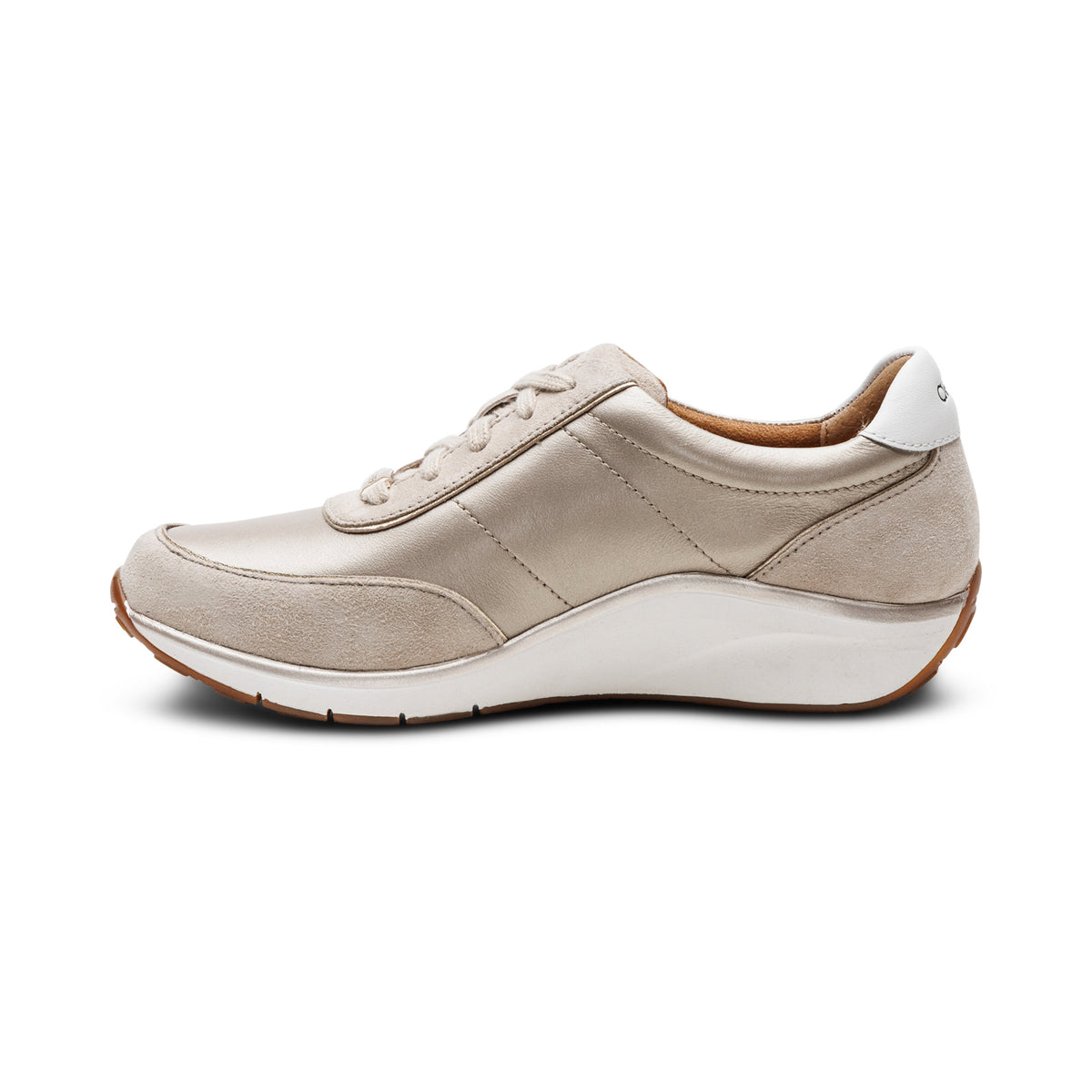 Ivy Arch Support Sneaker Left Angle #color_champagne