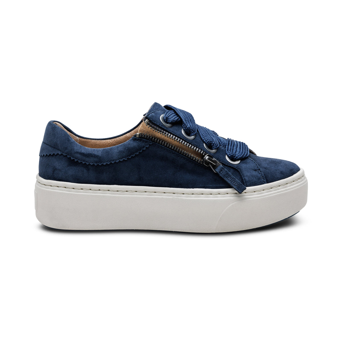 Aubrey Arch Support Platform Sneaker Extra Angle #color_navy