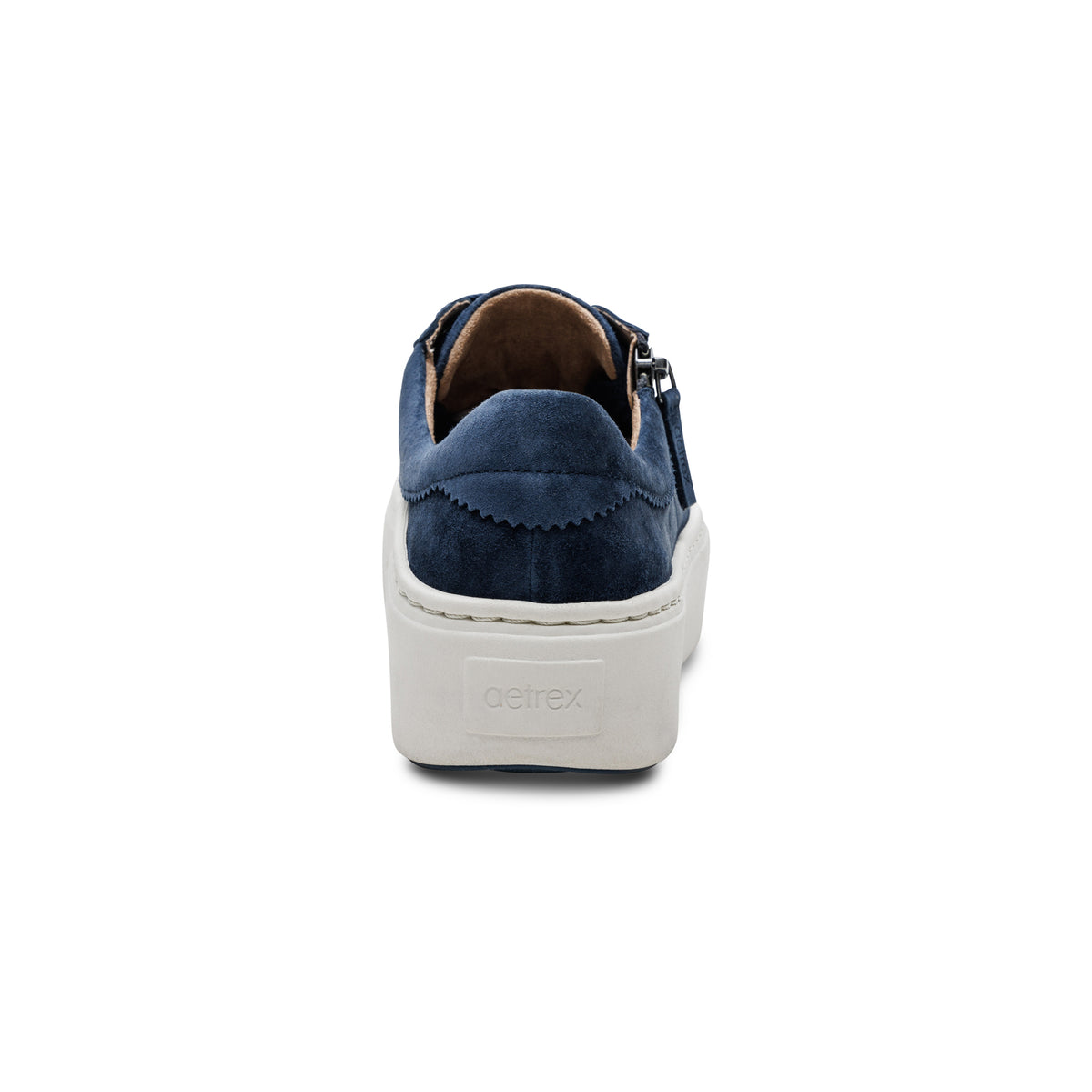Aubrey Arch Support Platform Sneaker Rear Angle #color_navy
