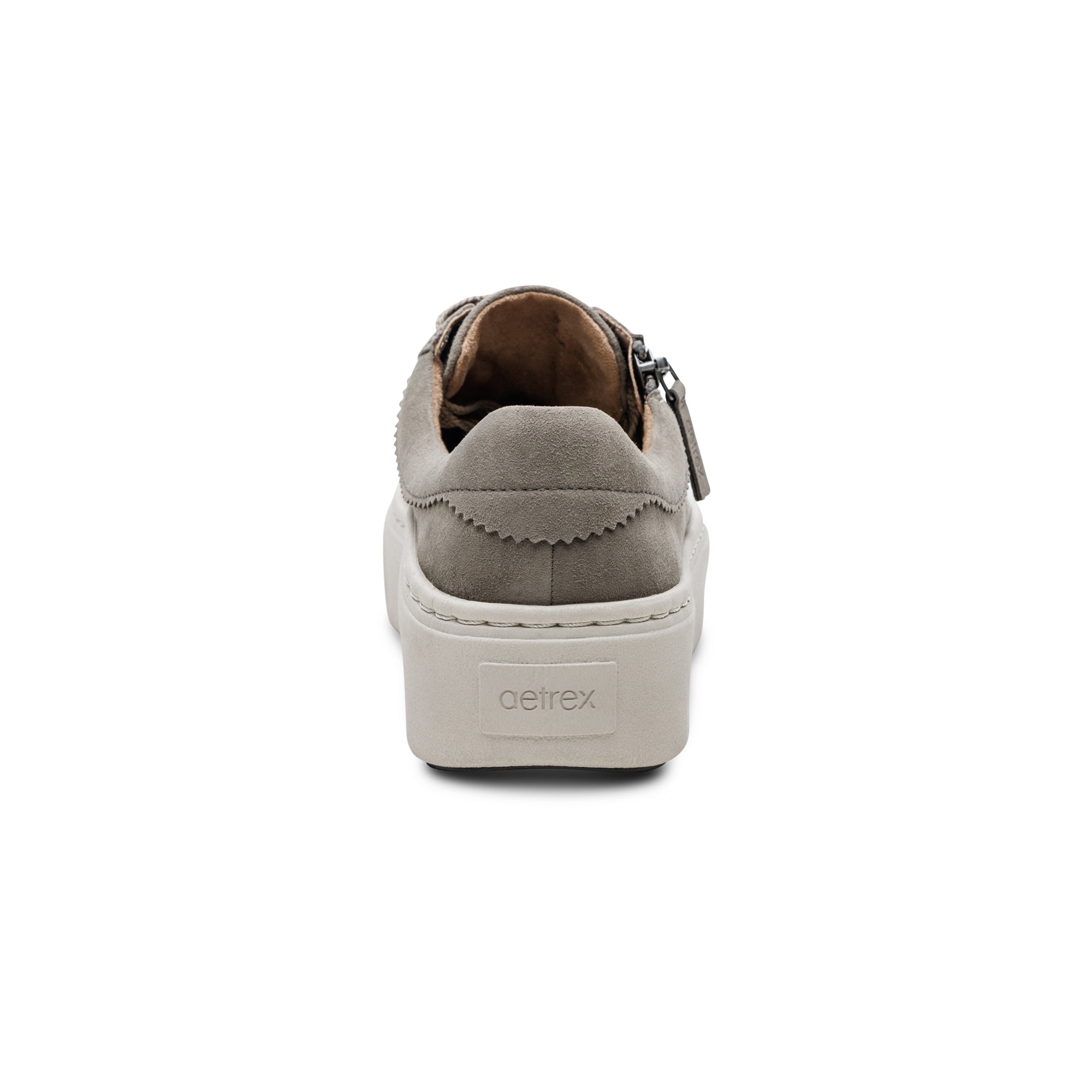 Aubrey Arch Support Platform Sneaker Rear Angle #color_taupe