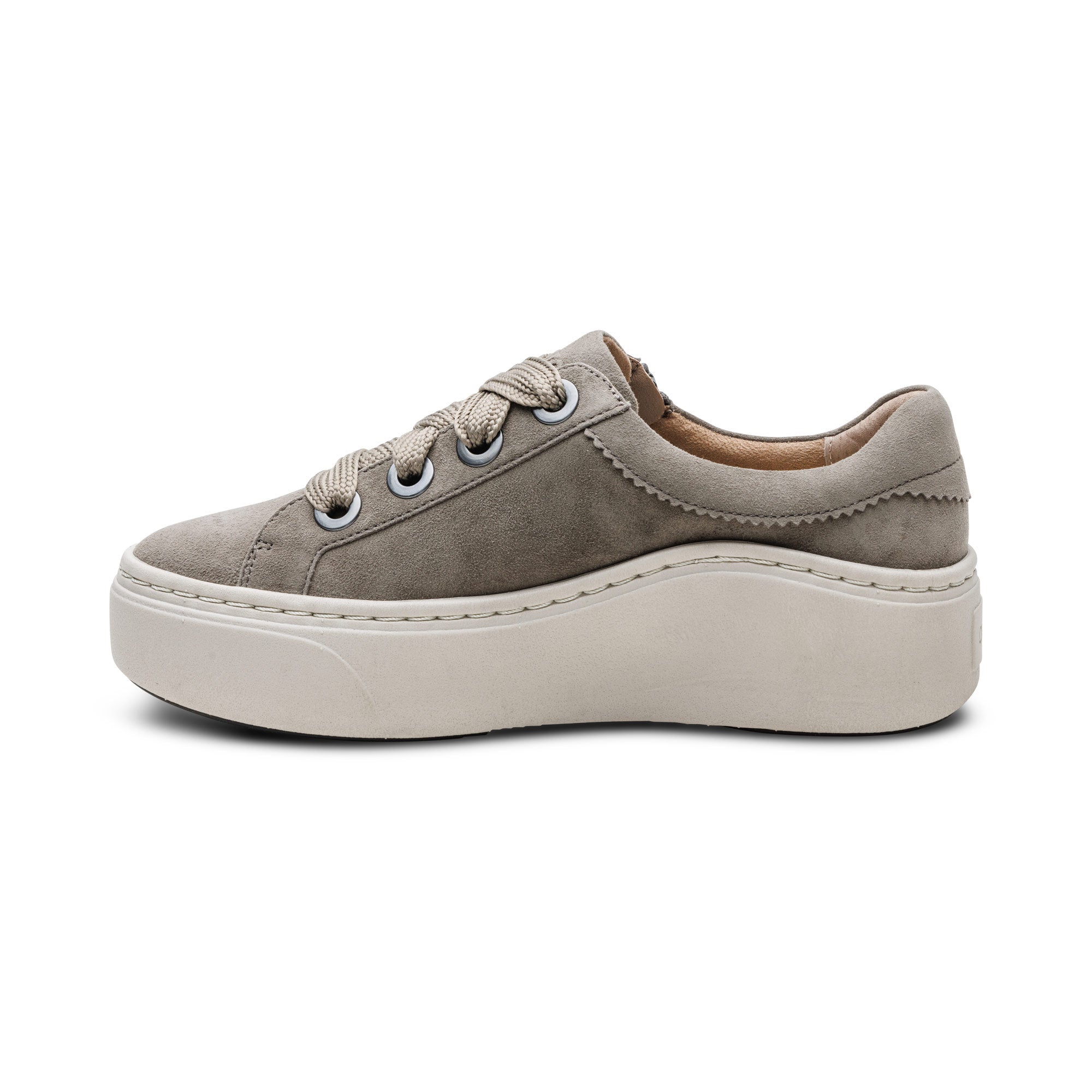 Aubrey Arch Support Platform Sneaker Left Angle #color_taupe