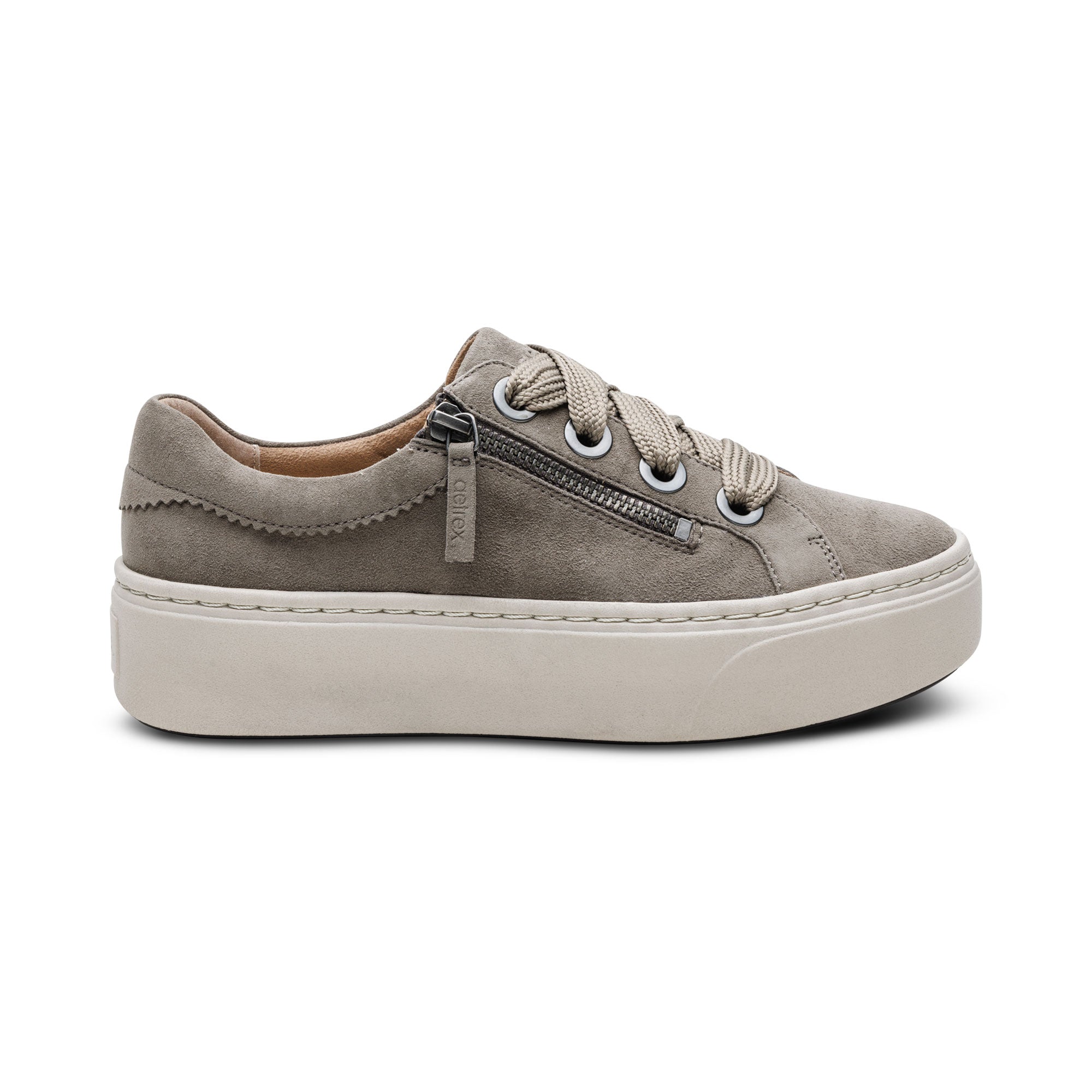Aubrey Arch Support Platform Sneaker Right Angle #color_taupe