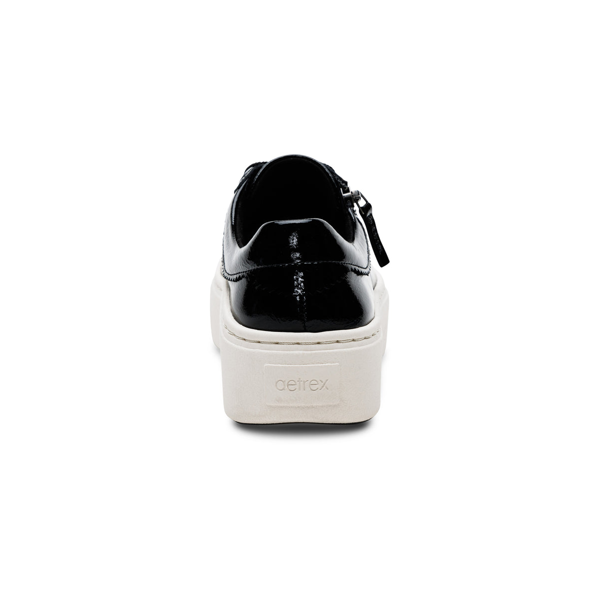 Aubrey Arch Support Platform Sneaker Rear Angle #color_black patent