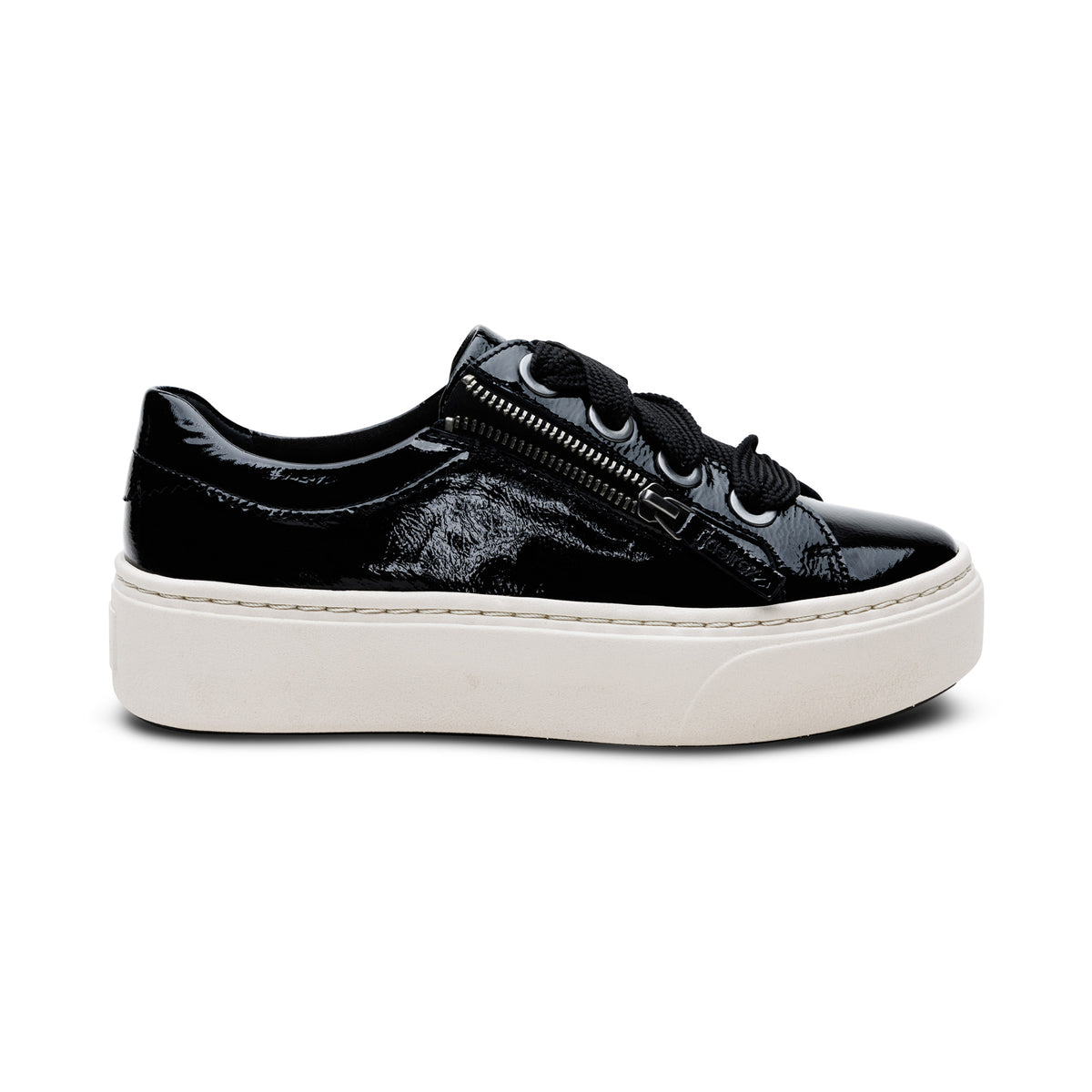 Aubrey Arch Support Platform Sneaker Extra Angle #color_black patent