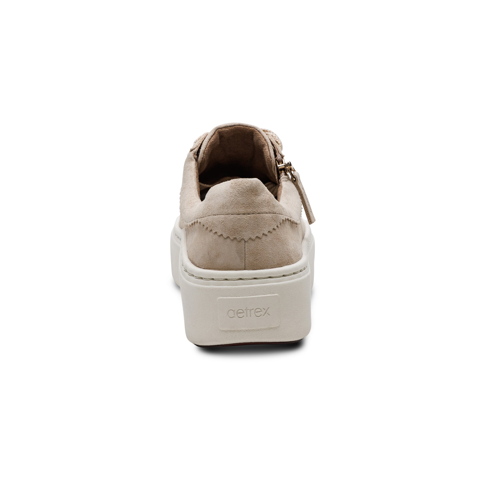 Aubrey Arch Support Platform Sneaker Rear Angle #color_sand