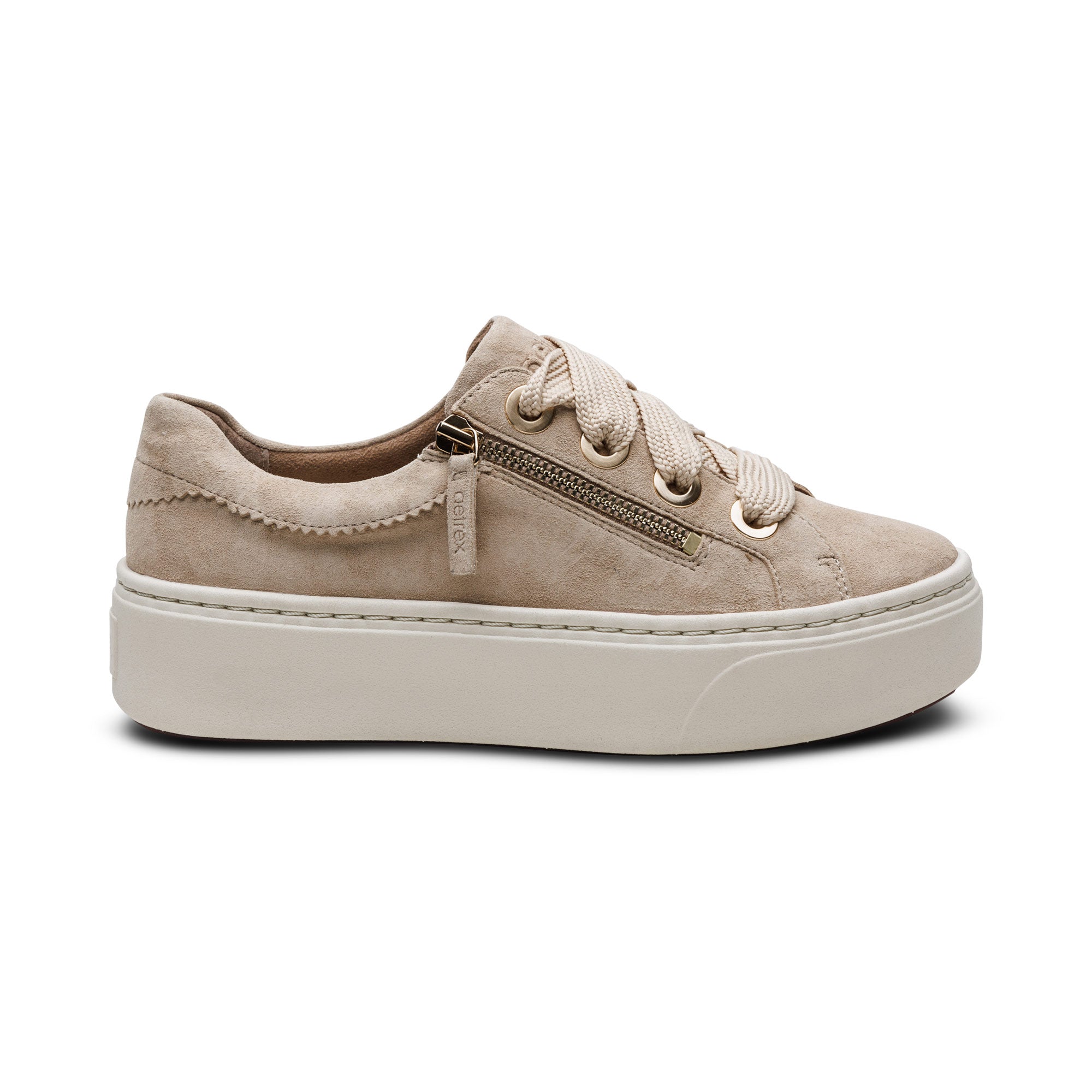 Aubrey Arch Support Platform Sneaker Extra Angle #color_sand