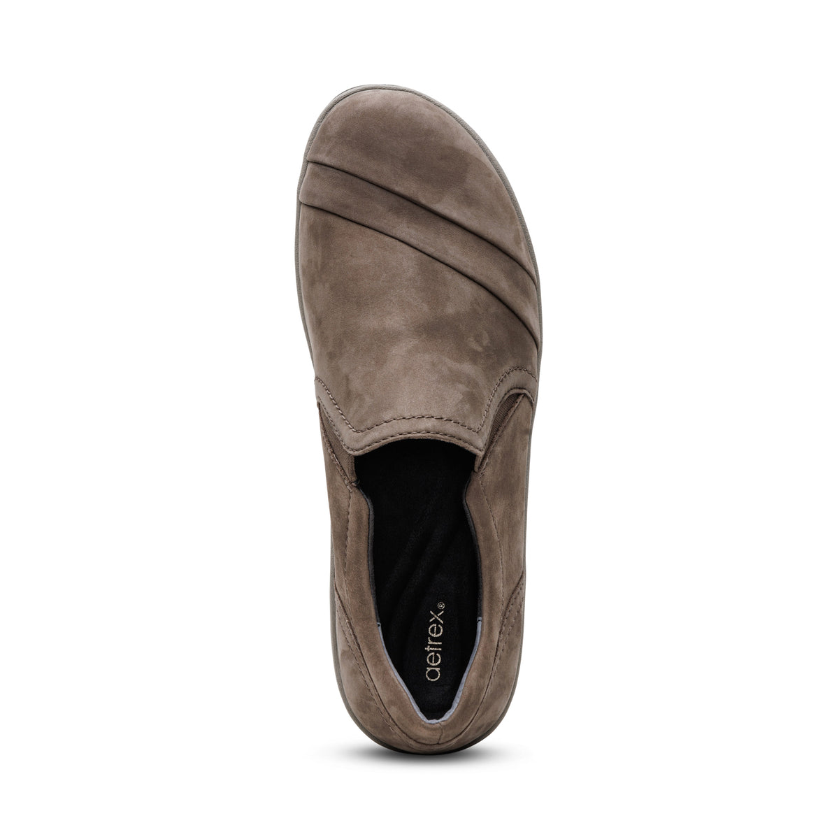 Helena Arch Support Slip-On Top Angle #color_warm grey