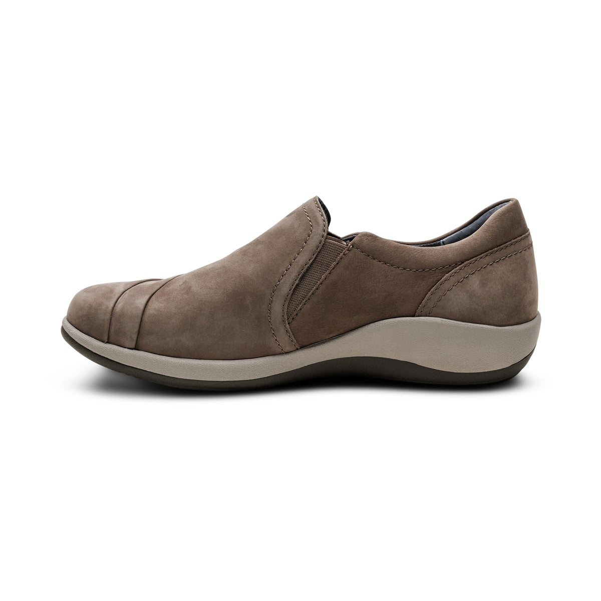 Helena Arch Support Slip-On Left Angle #color_warm grey
