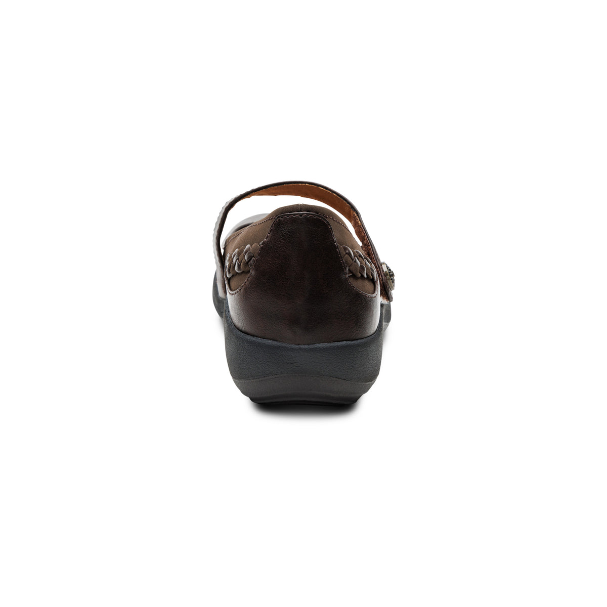 Della Mary Jane Rear Angle #color_dark brown