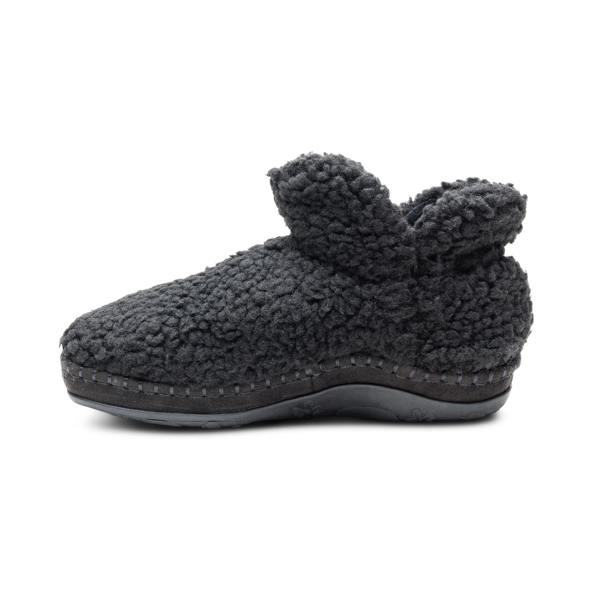 Malina Arch Support Slipper Left Angle #color_black