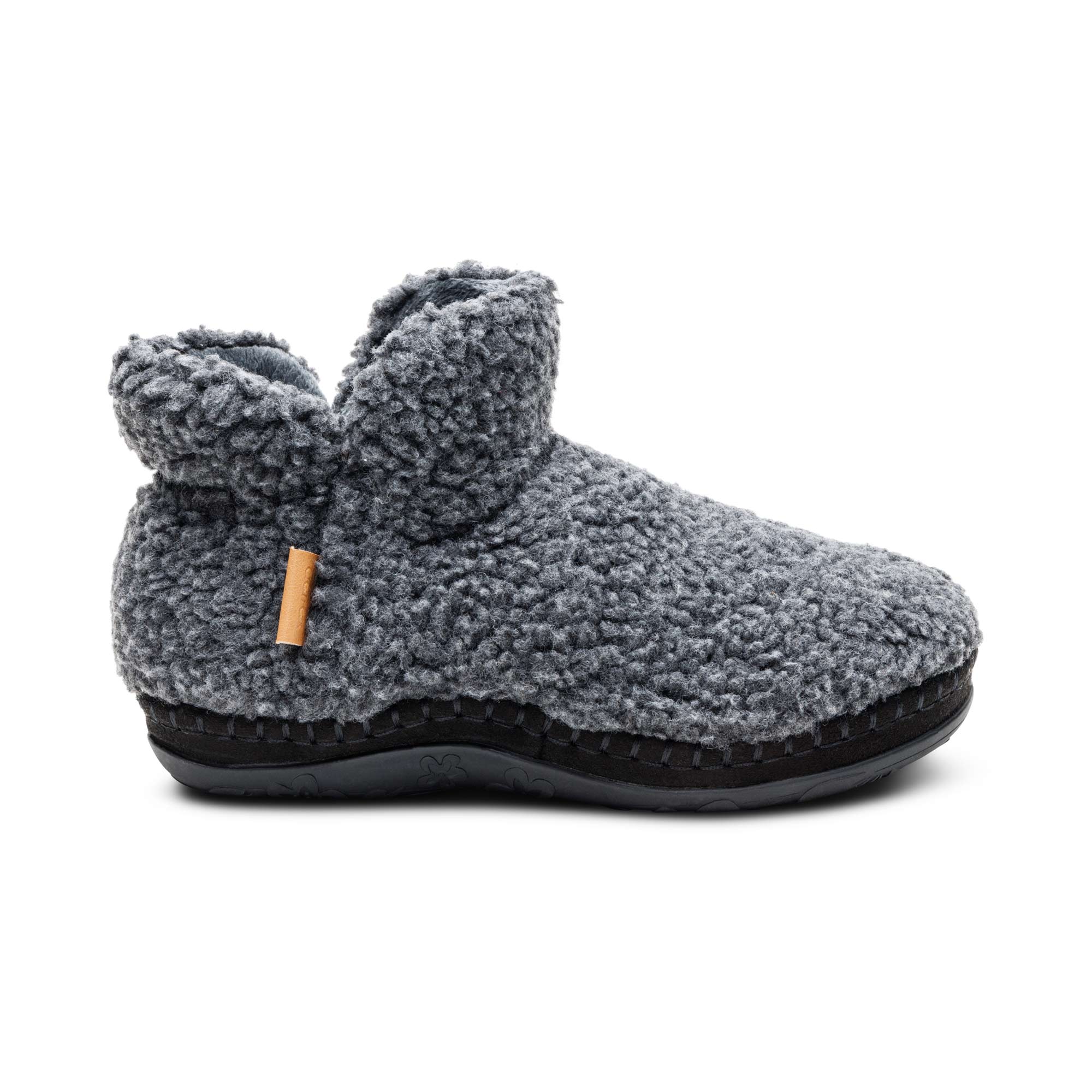 Malina Arch Support Slipper Right Angle #color_charcoal