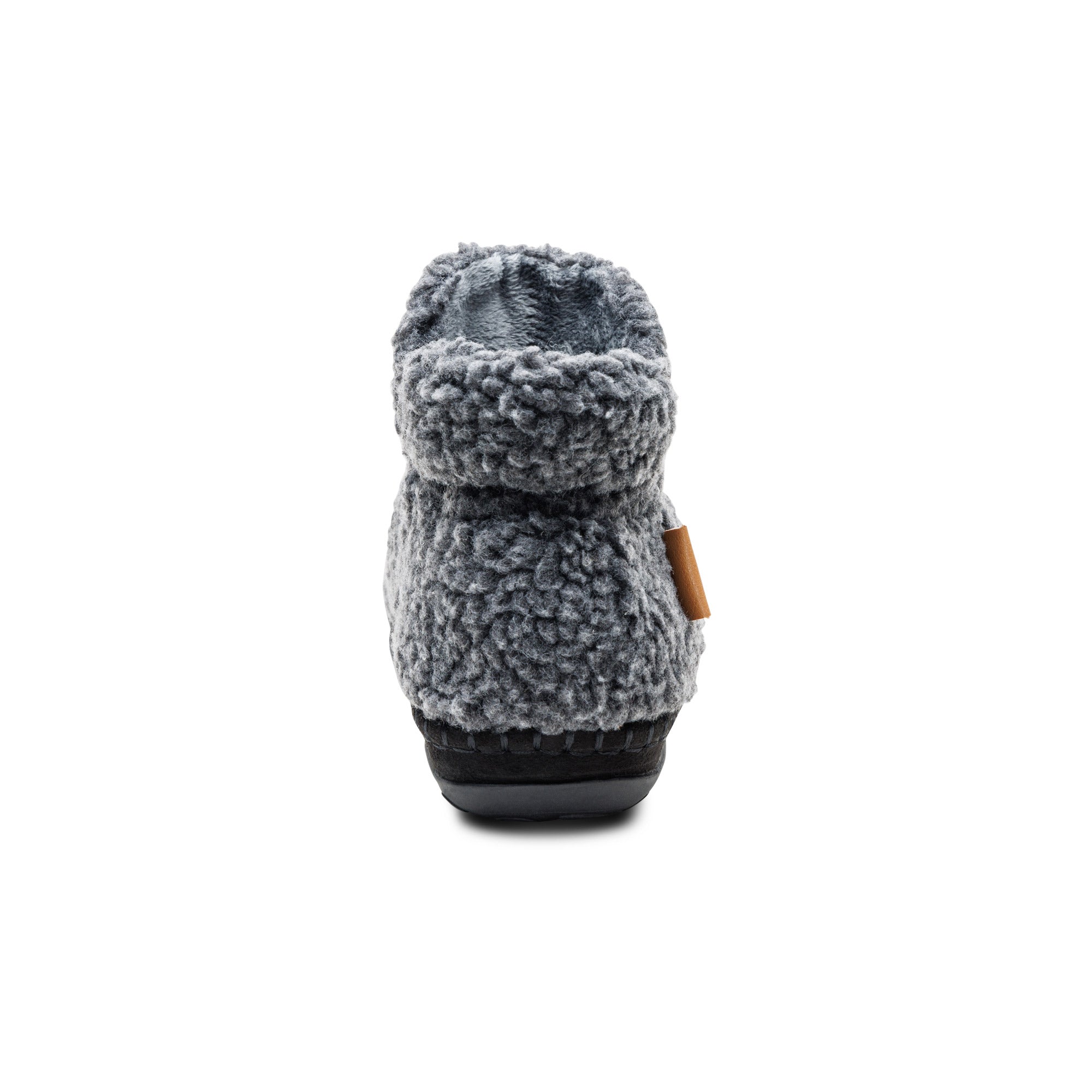 Malina Arch Support Slipper Rear Angle #color_charcoal