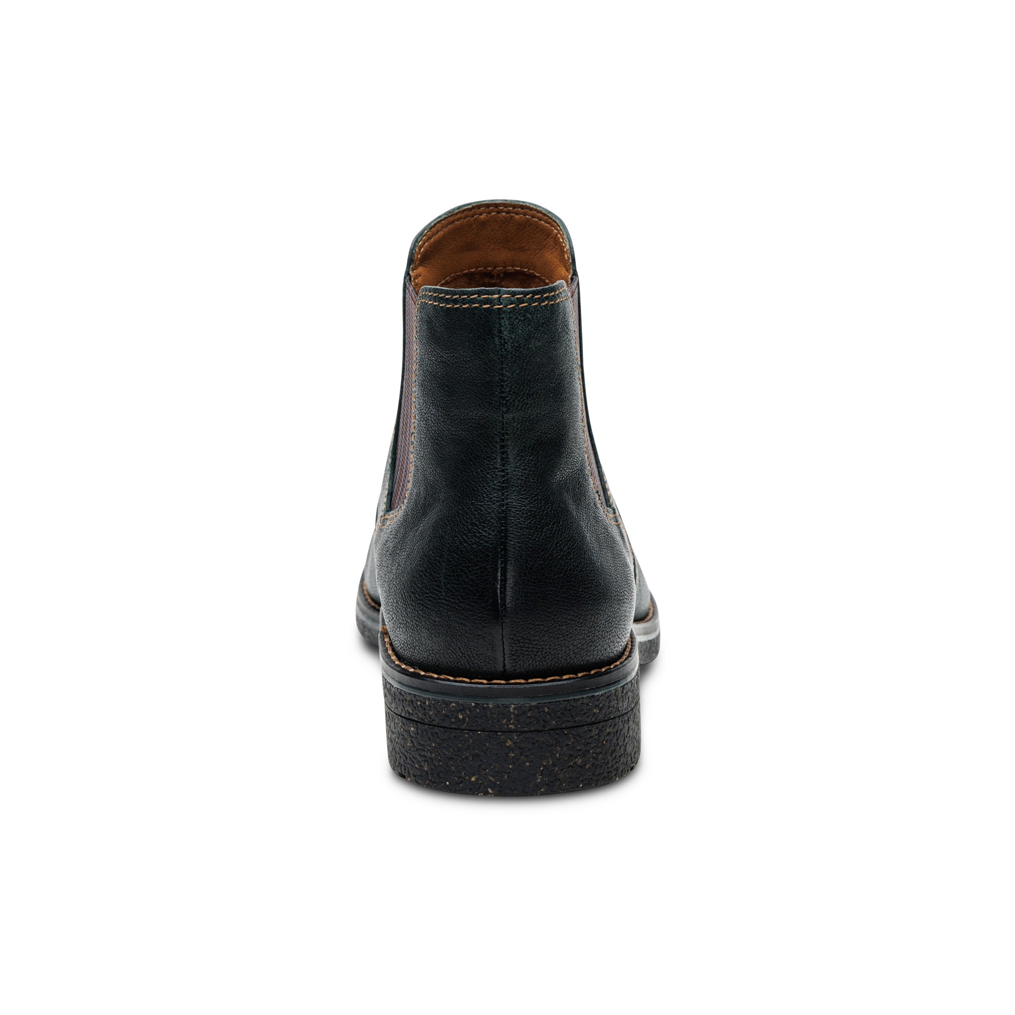 Kaylee Arch Support Chelsea Boot Rear Angle #color_dark green