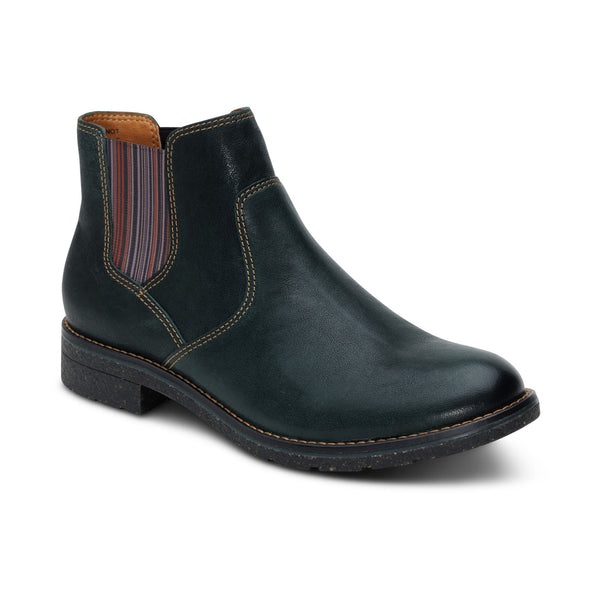 Kaylee Arch Support Chelsea Boot #color_dark green