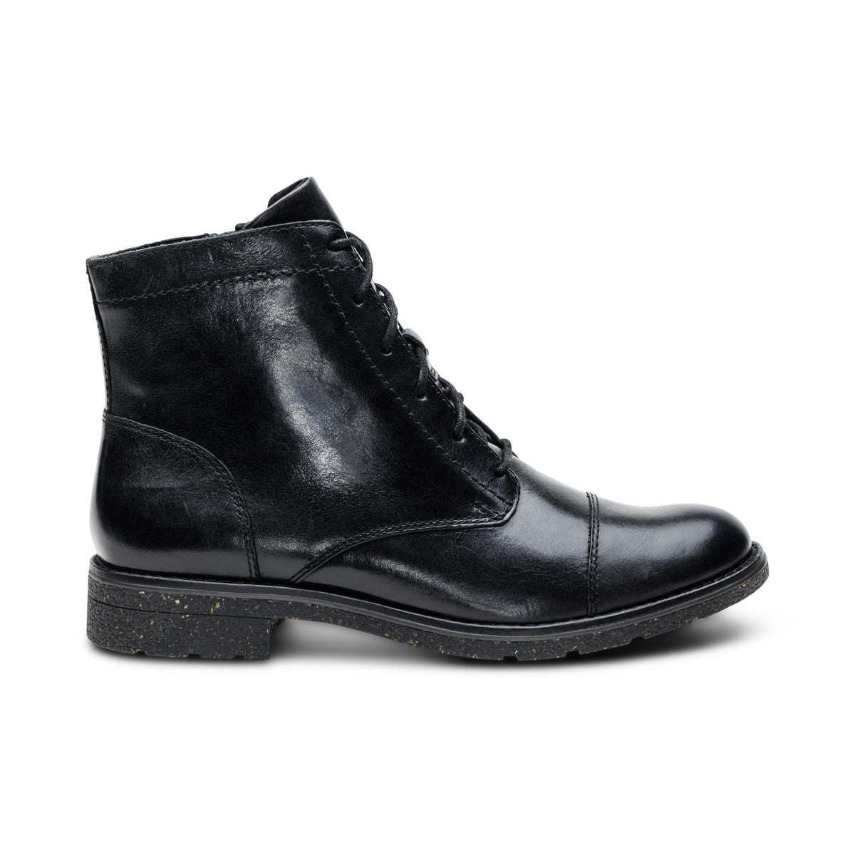 Juliet Lace-Up Boot Right Angle #color_black
