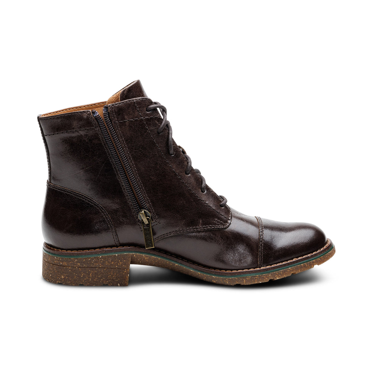 Juliet Lace-Up Boot Extra Angle #color_dark brown