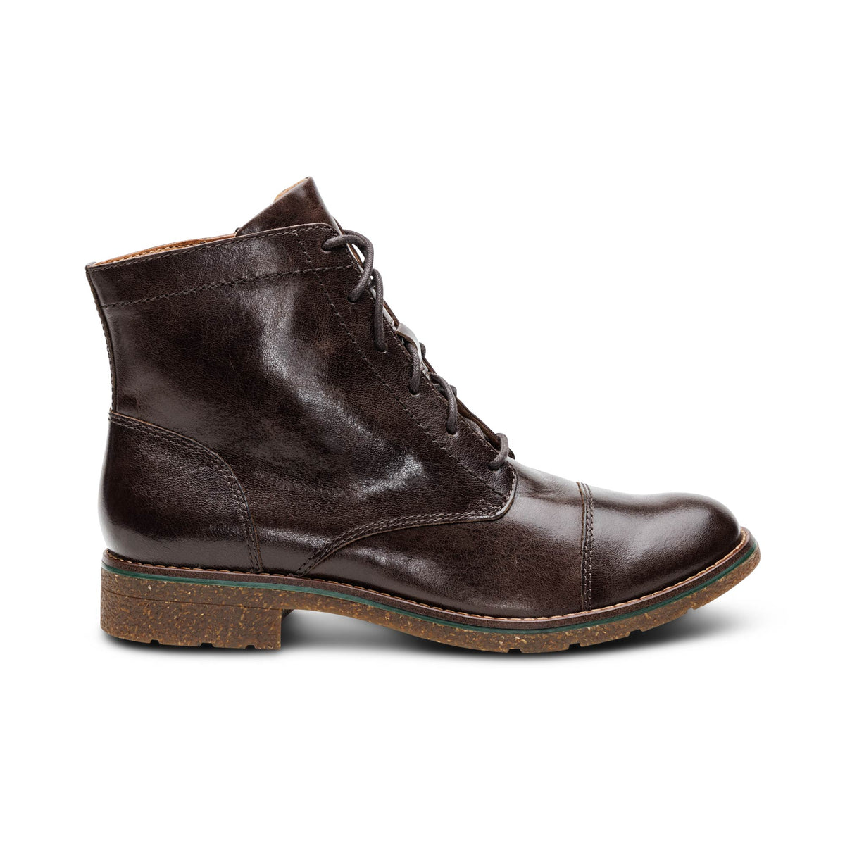 Juliet Lace-Up Boot Right Angle #color_dark brown