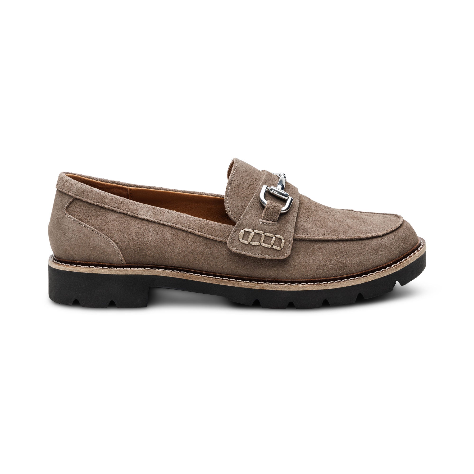 Collette Loafer #color_taupe suede