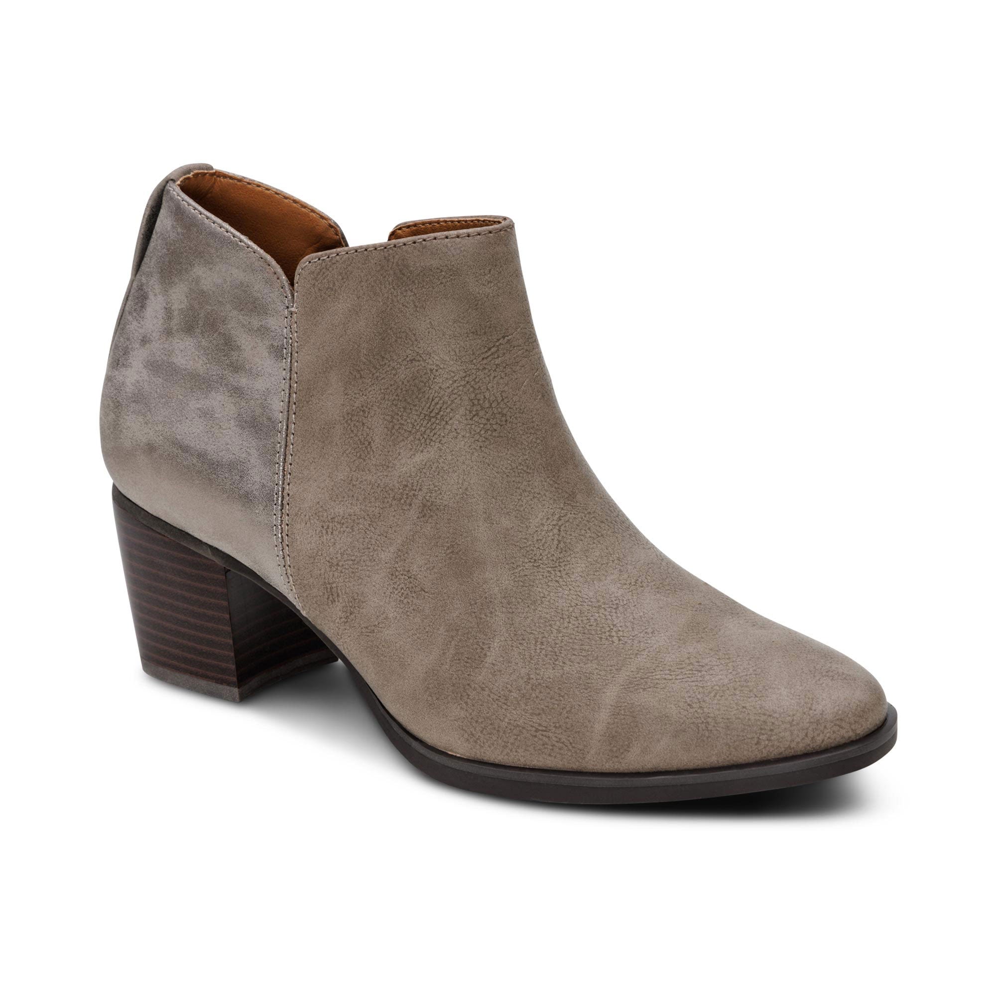 Aetrex Victoria Ankle Boot with Arch Support - Tan Aetrex Victoria Ankle Boot with Arch Support - Tan