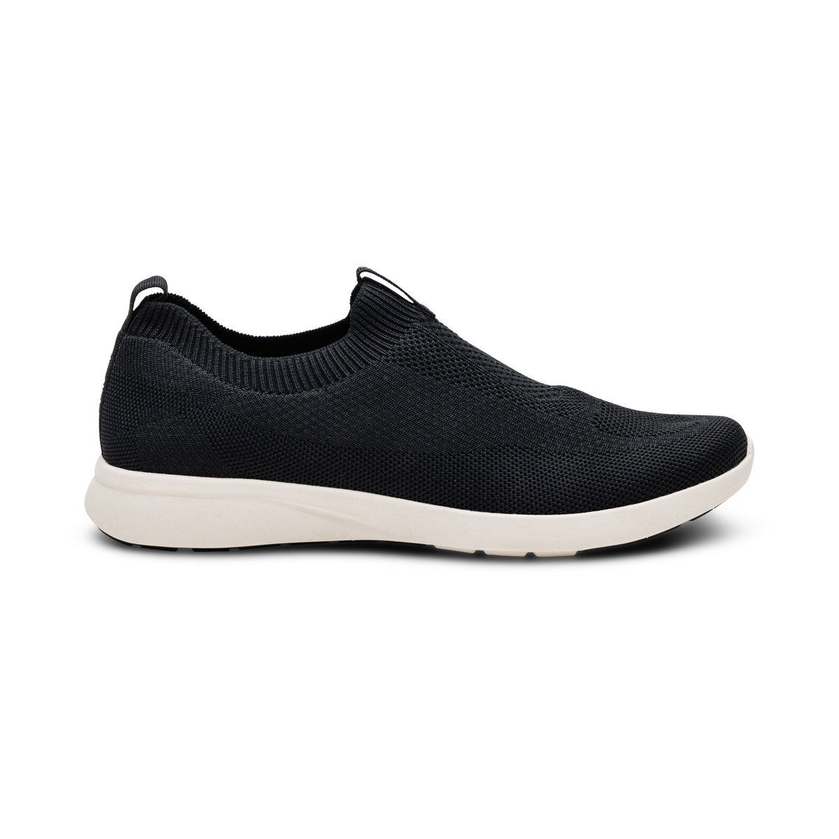 Felicity Knit Slip-On Sneaker Right Angle #color_black