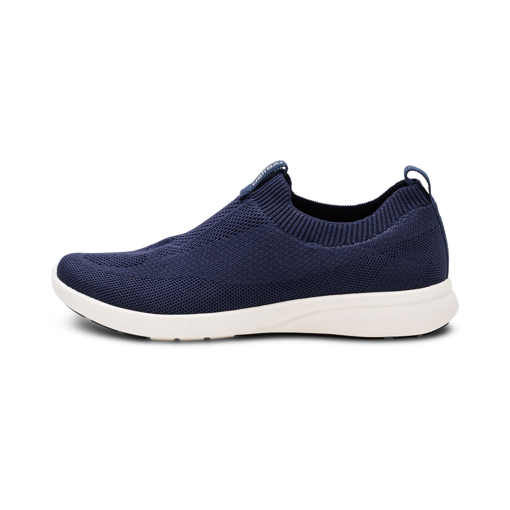 Felicity Knit Slip-On Sneaker Left Angle #color_navy
