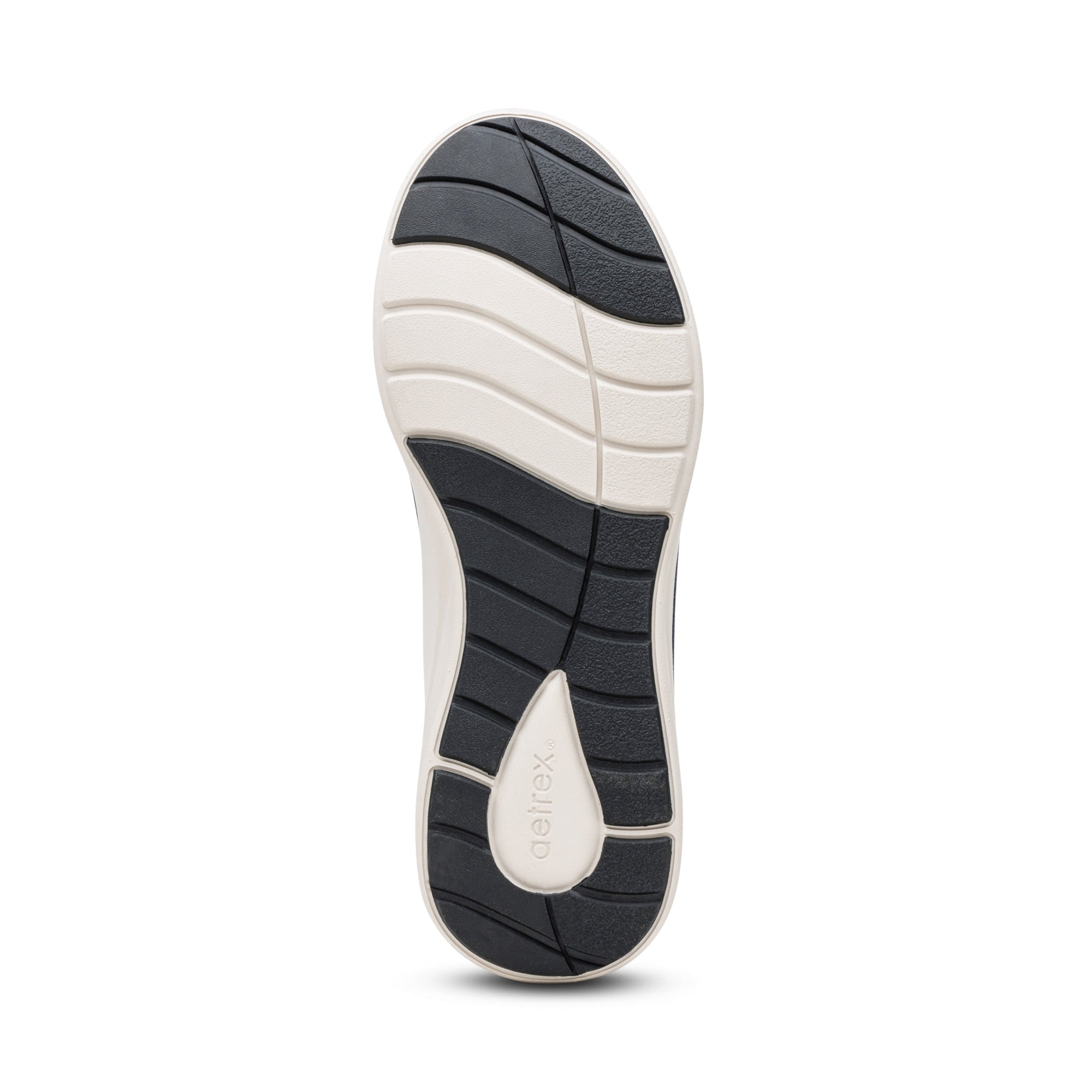 Felicity Knit Slip-On Sneaker Bottom Angle #color_navy