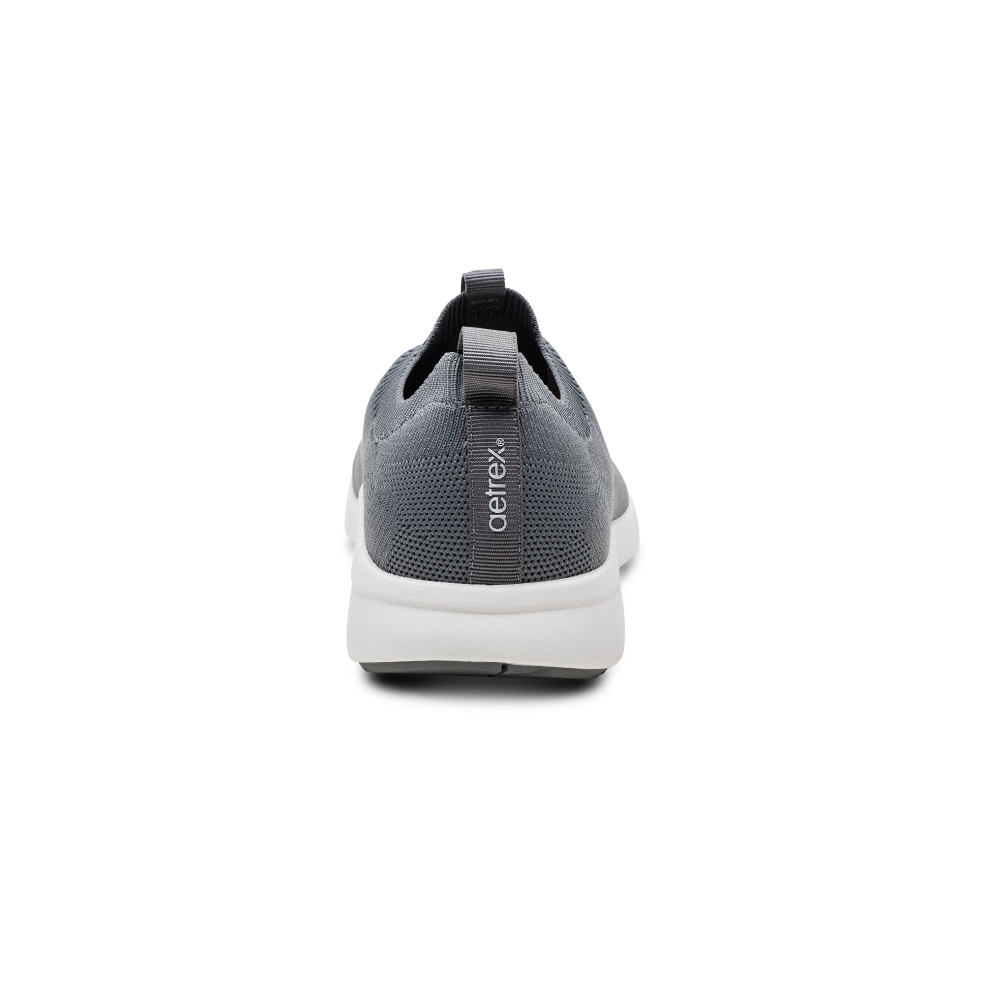Felicity Knit Slip-On Sneaker Rear Angle #color_charcoal