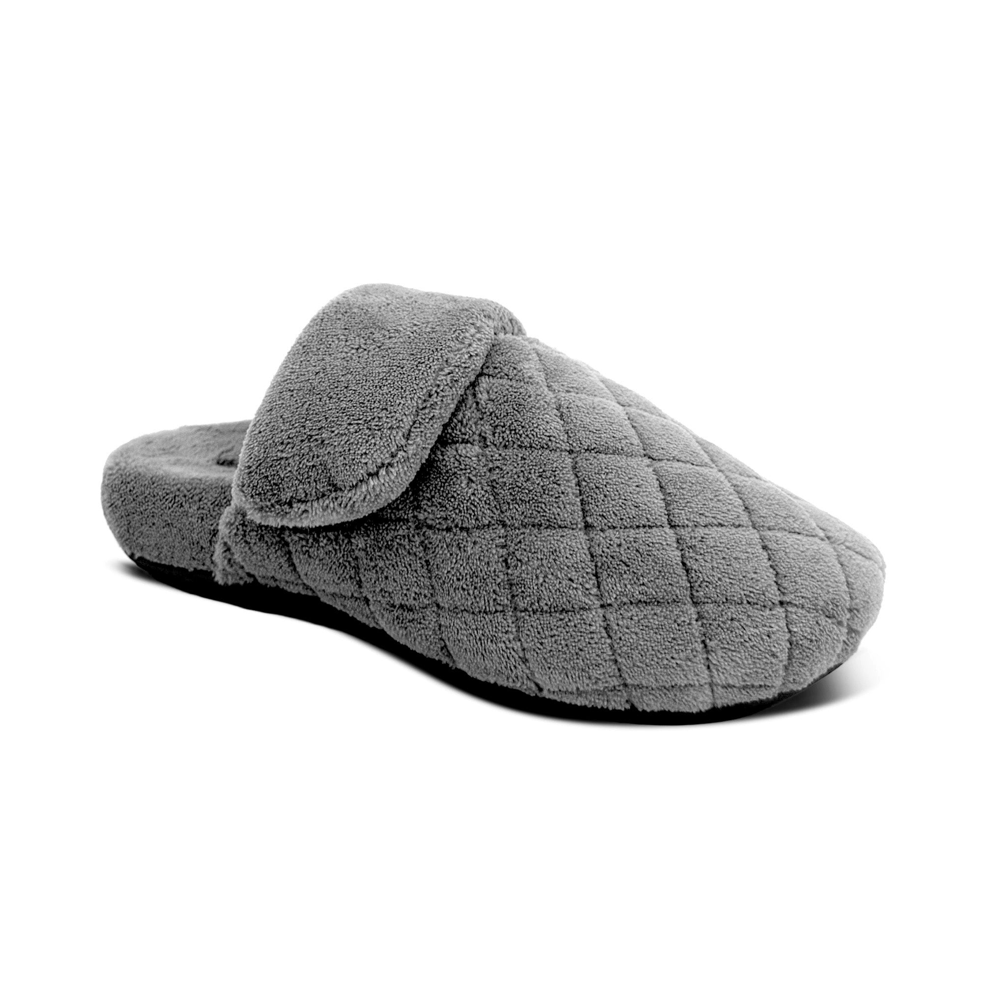 Maya Closed Toe Slipper with Arch Support in Charcoal | aetrex