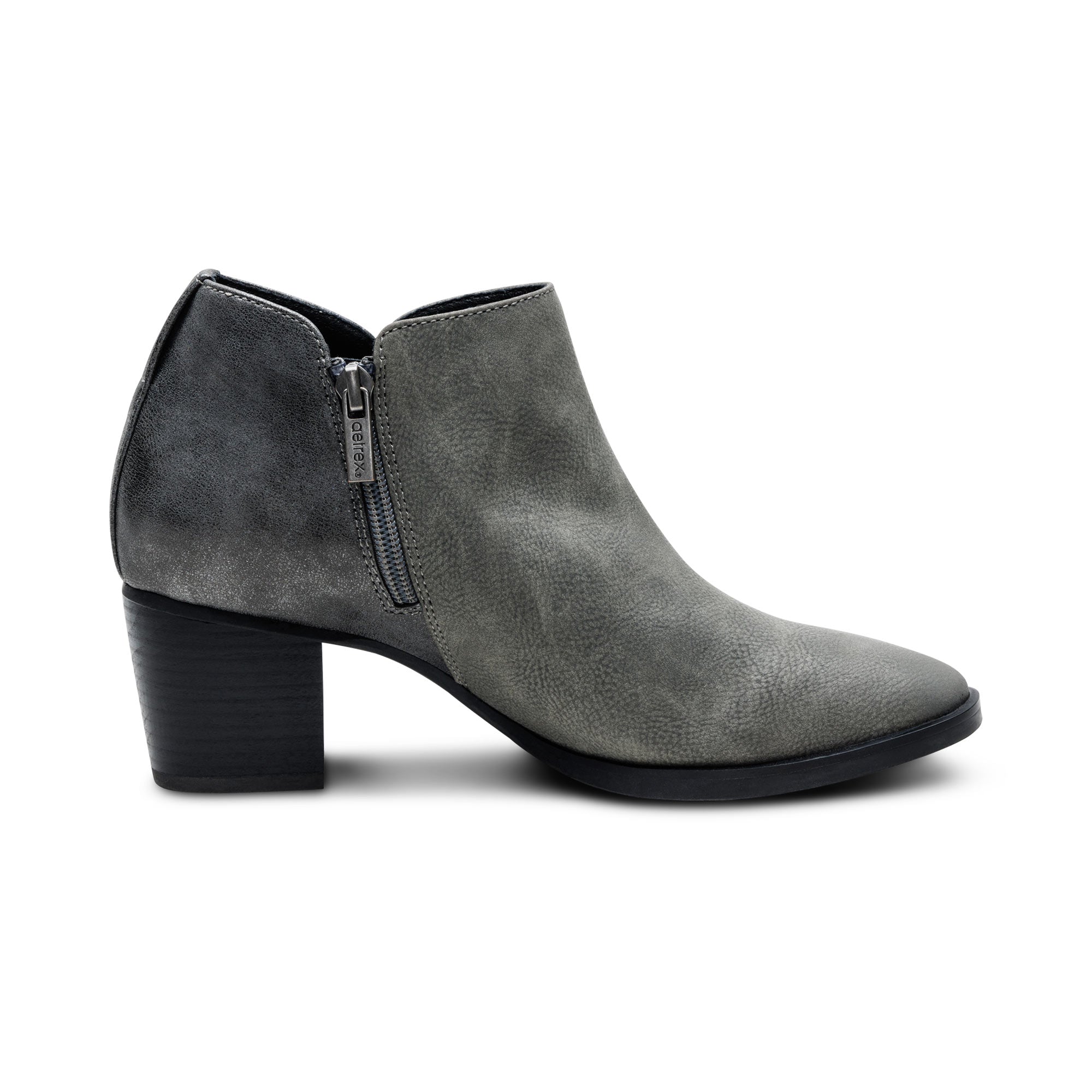 Victoria Short Bootie #color_charcoal