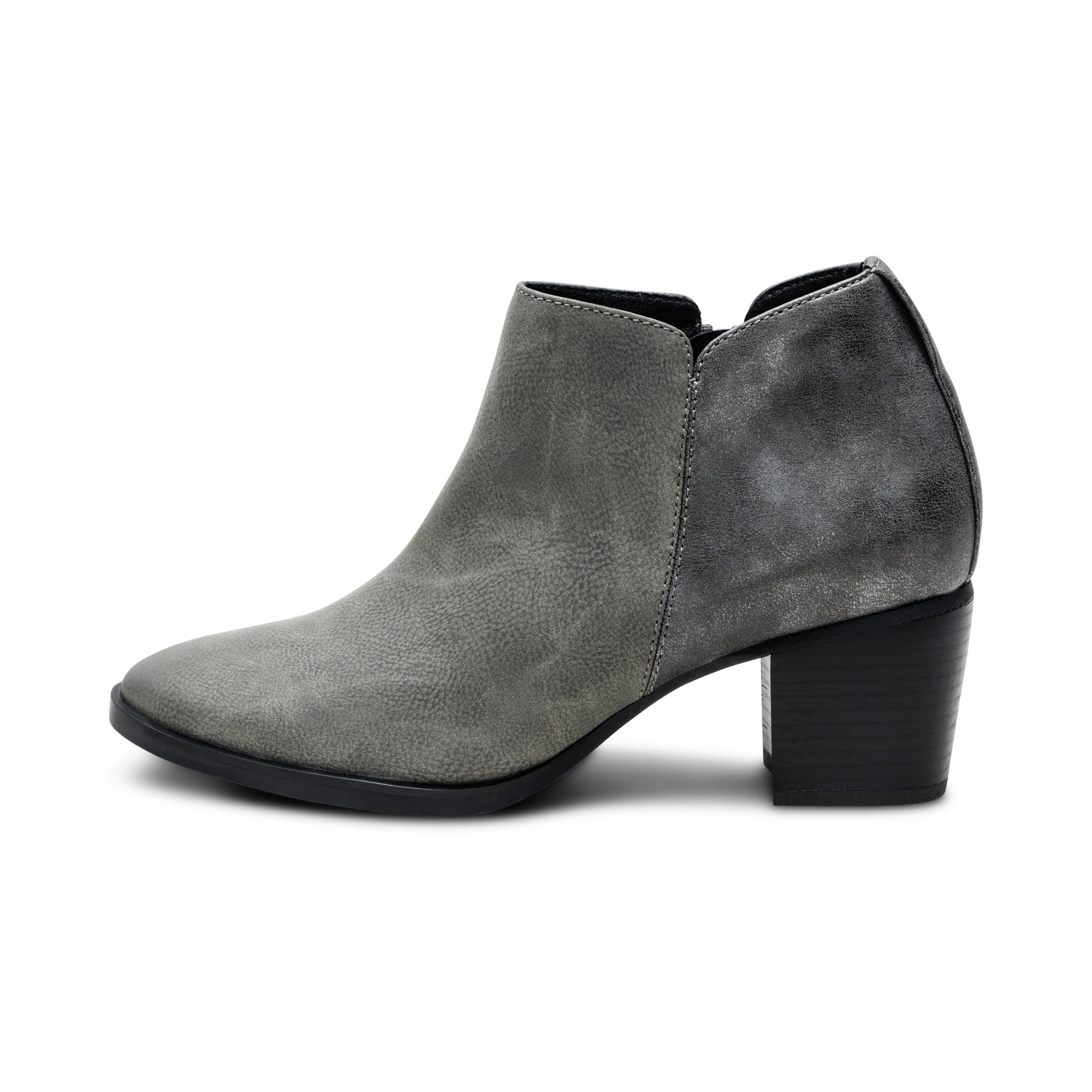 Victoria Short Bootie #color_charcoal