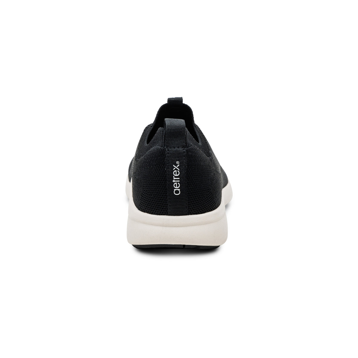 Felicity Knit Slip-On Sneaker Rear Angle #color_black