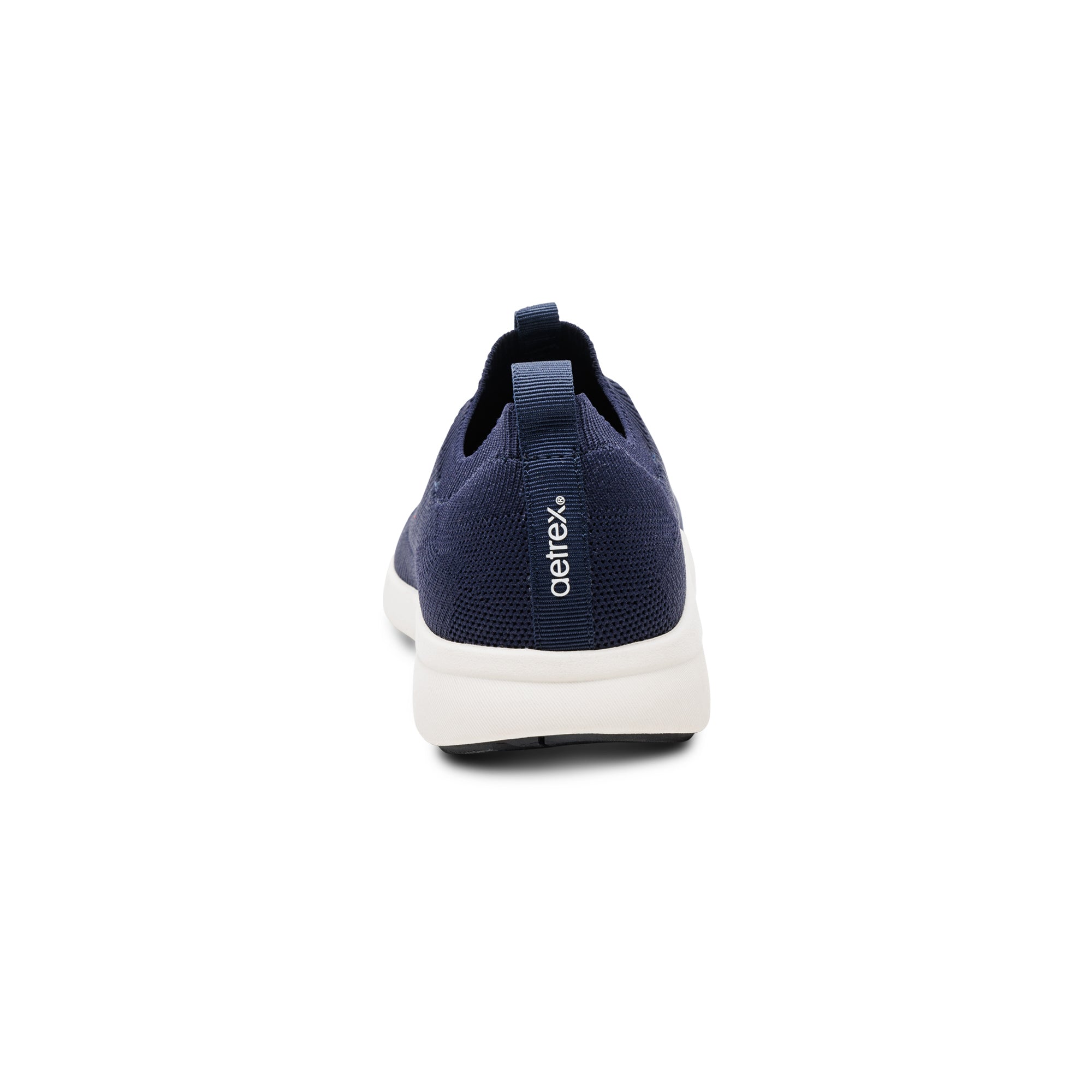 Felicity Knit Slip-On Sneaker Rear Angle #color_navy