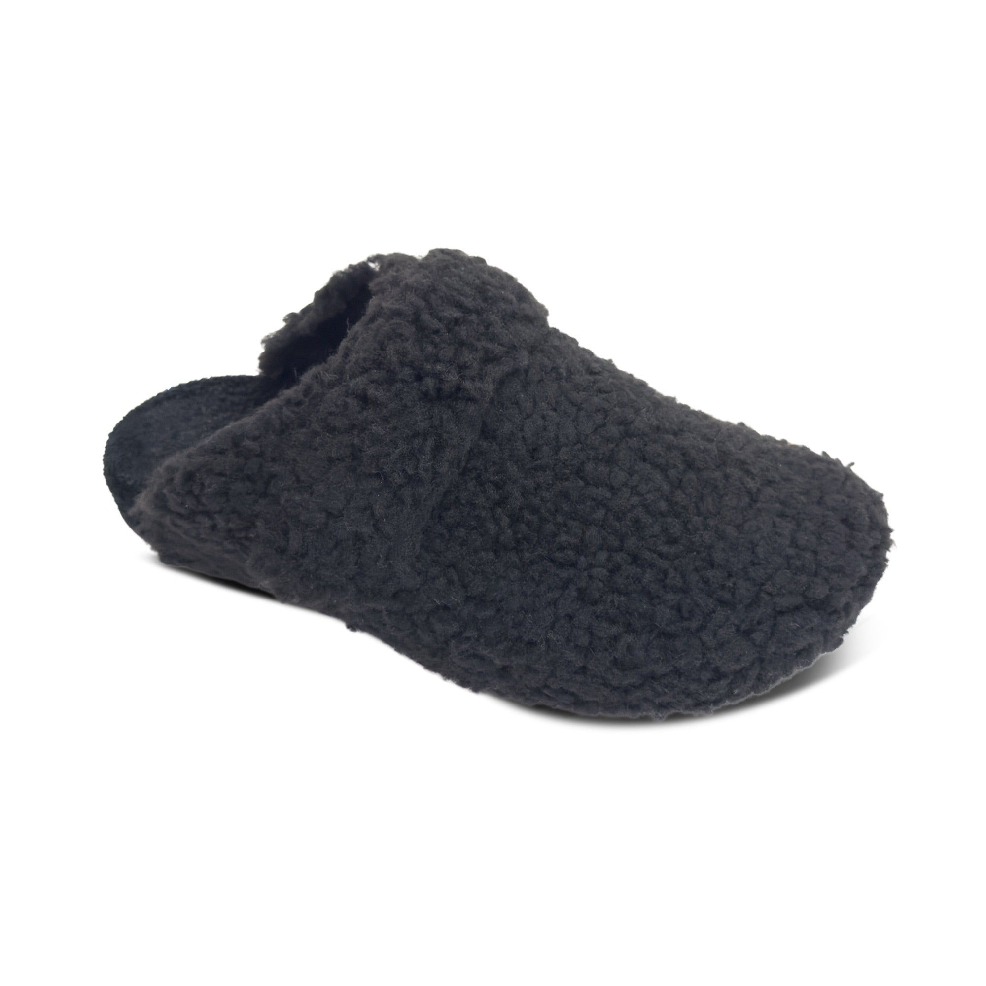 Mia Arch Support Slipper catalog Angle #color_black