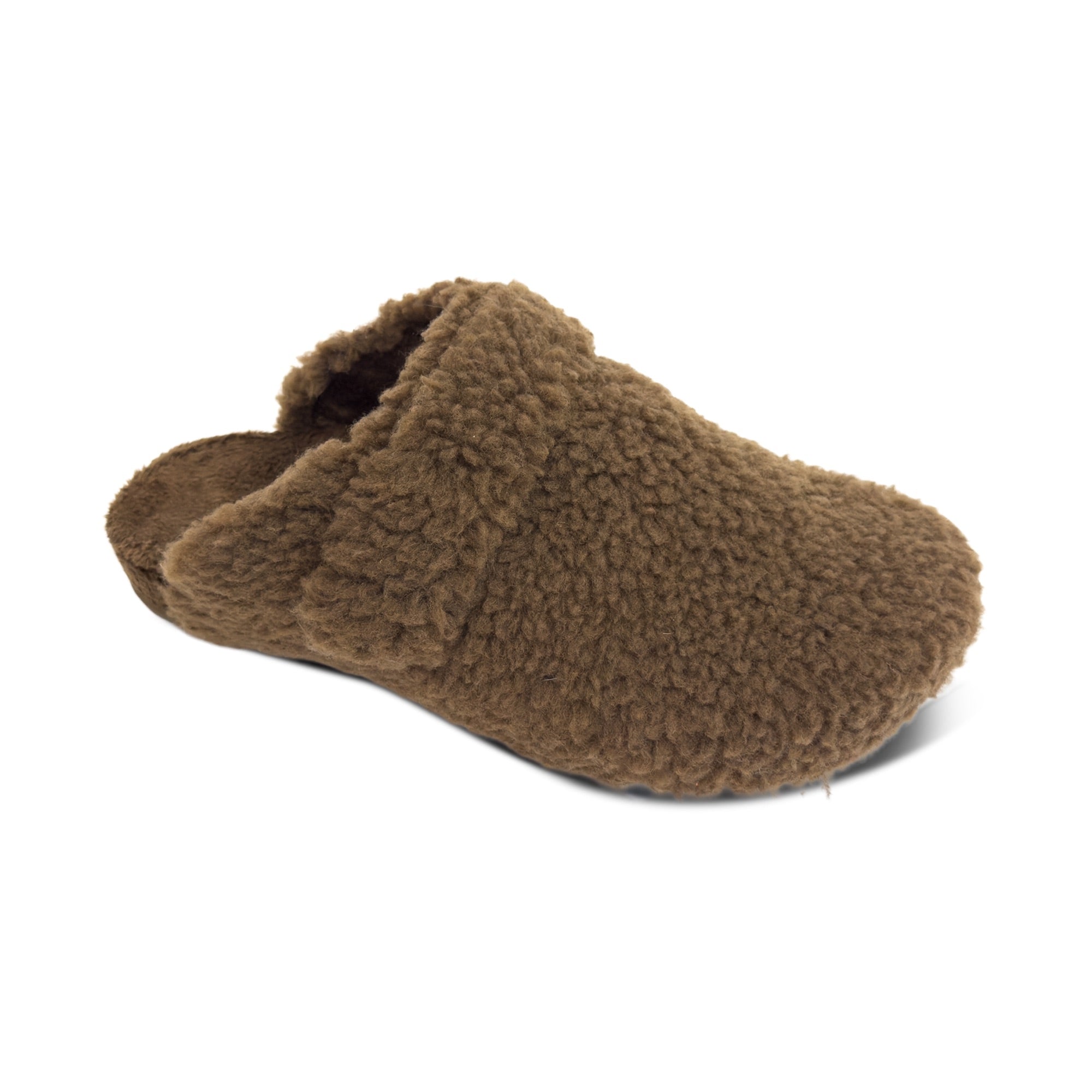 Mia Arch Support Slipper catalog Angle #color_brown