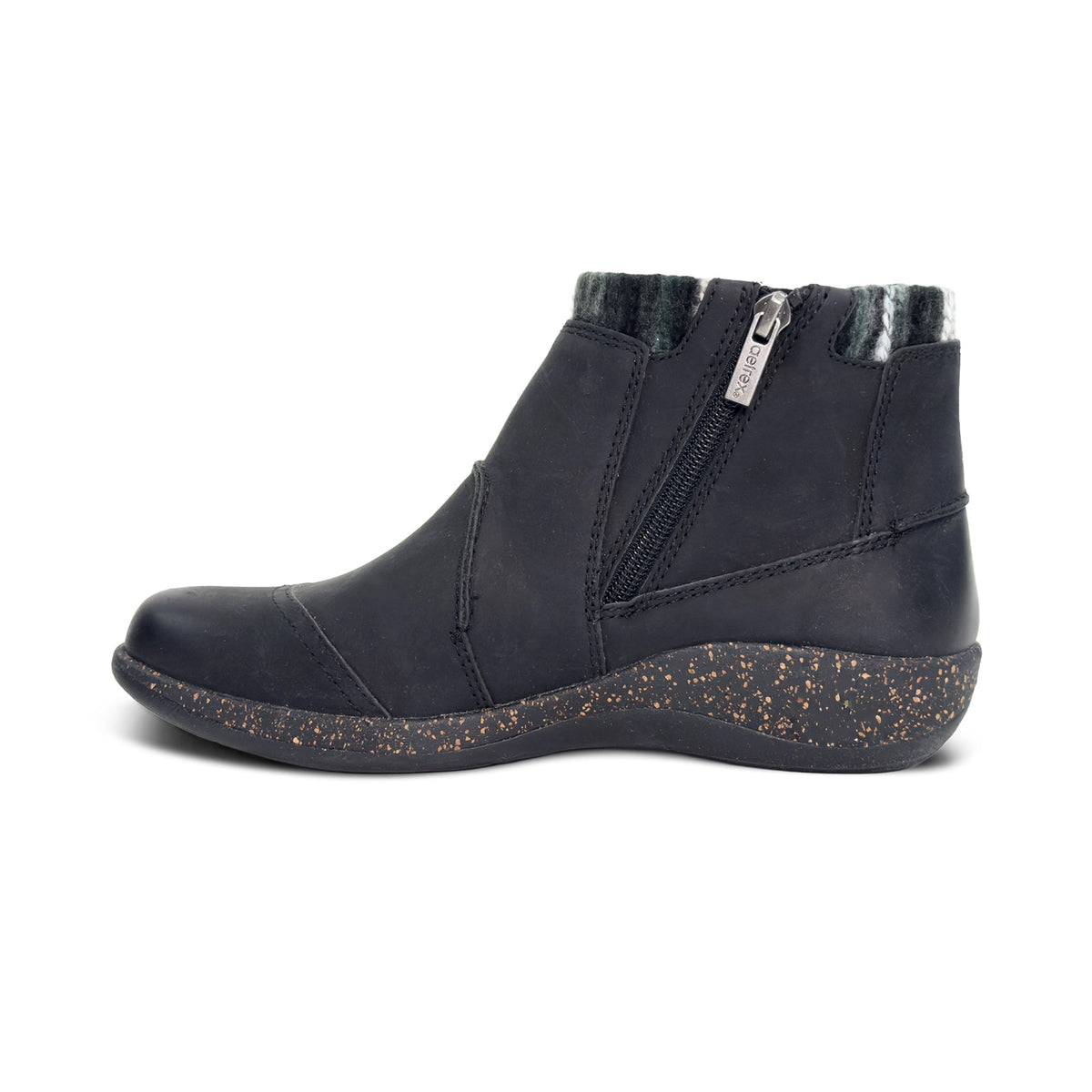 Cammie Arch Support Sweater Boot Left Angle #color_black