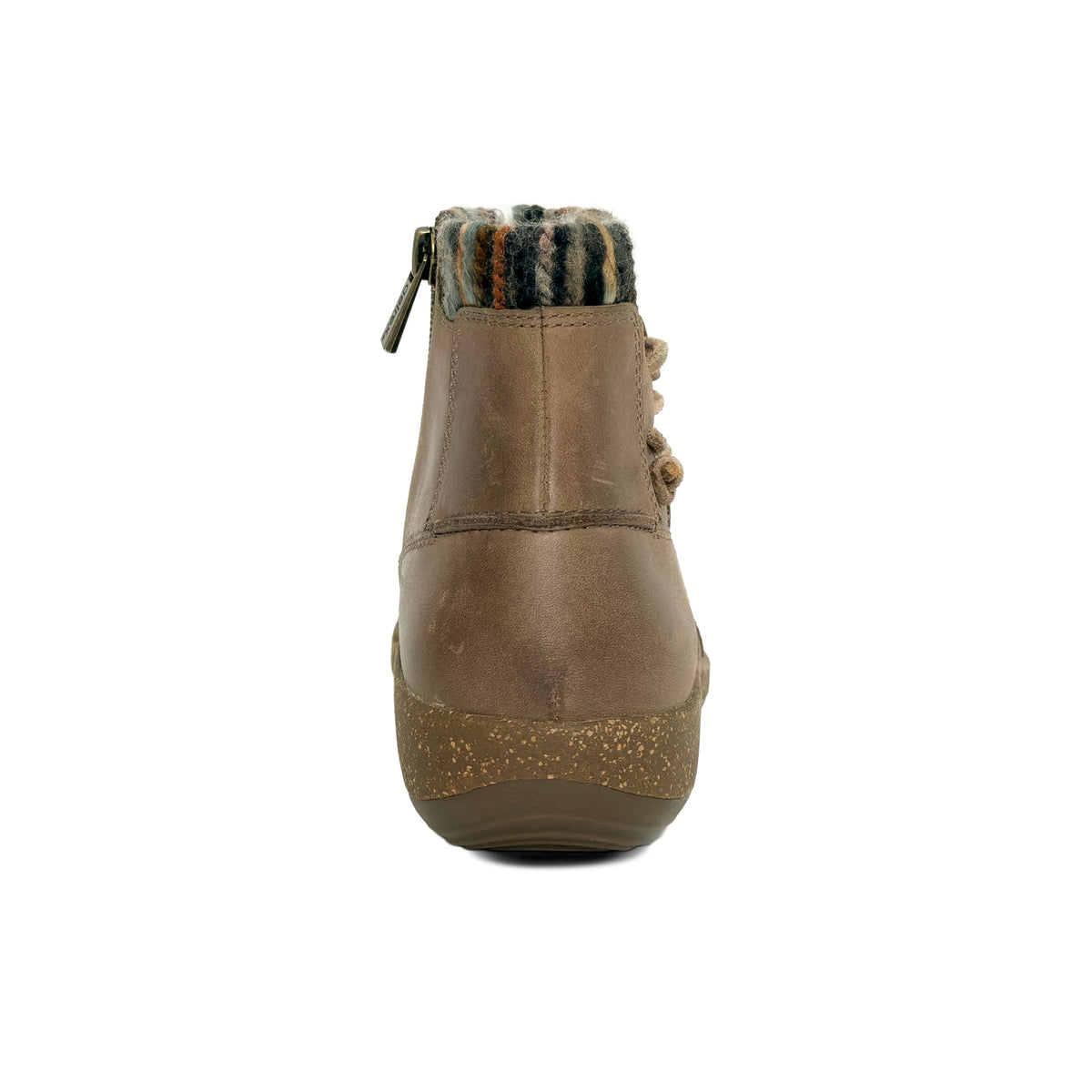 Cammie Arch Support Sweater Boot Rear Angle #color_cognac