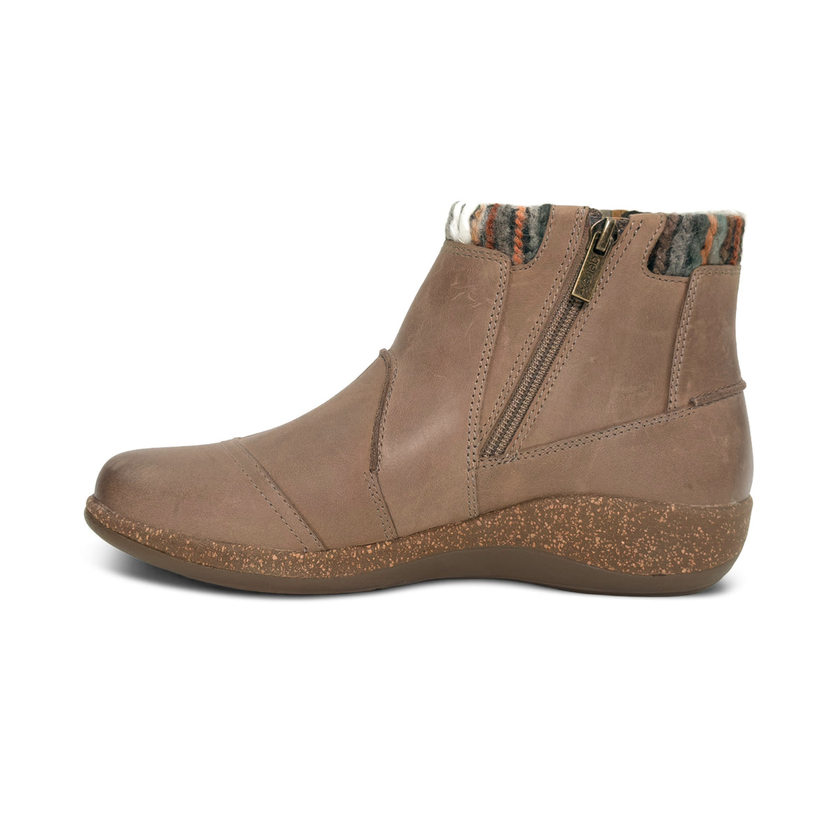 Cammie Arch Support Sweater Boot Left Angle #color_cognac