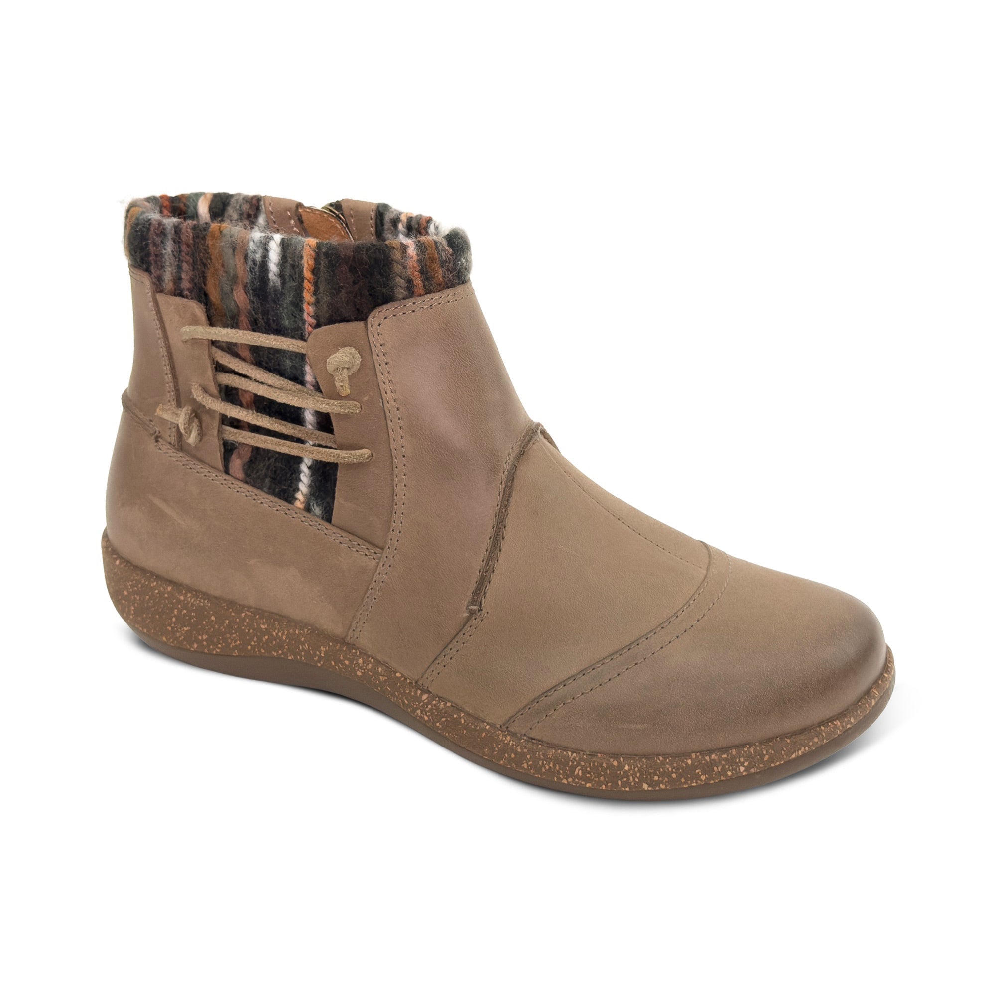 Cammie Arch Support Sweater Boot Cognac – aetrex