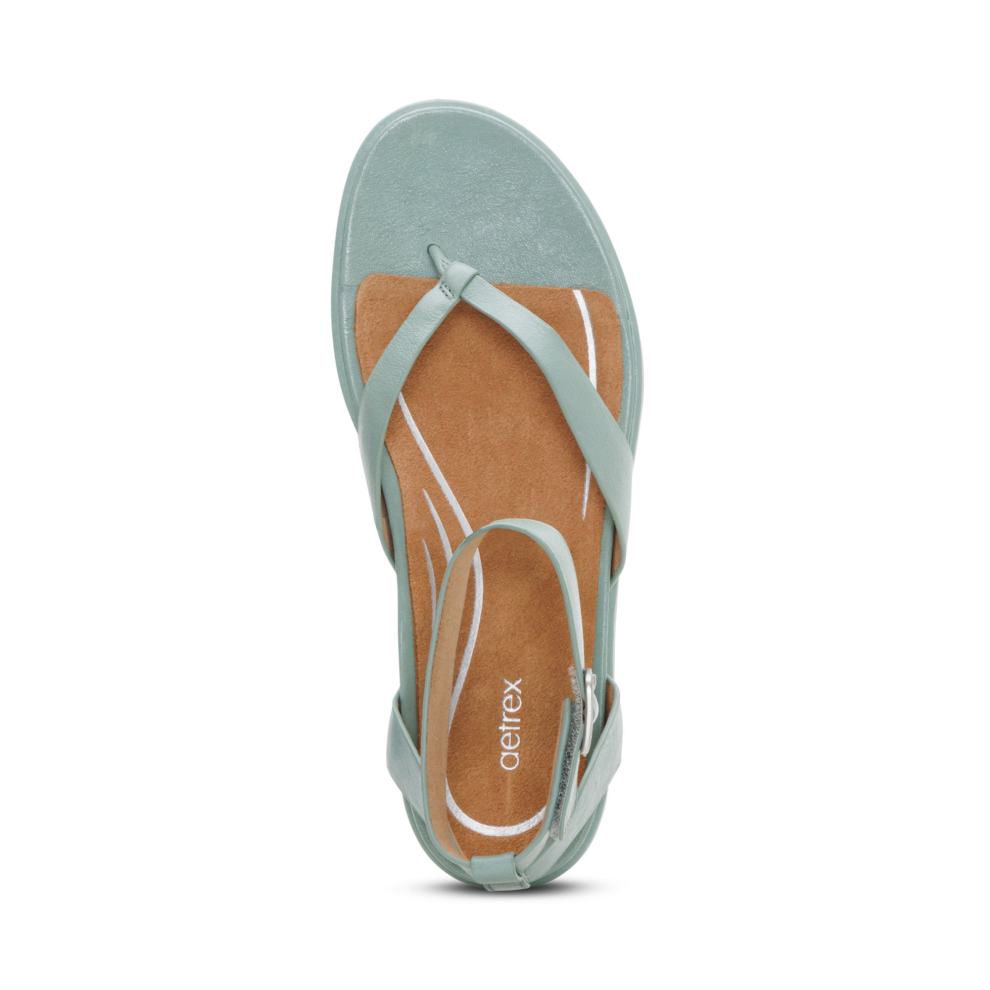 Kendall Arch Support Thong Sandal #color_sage