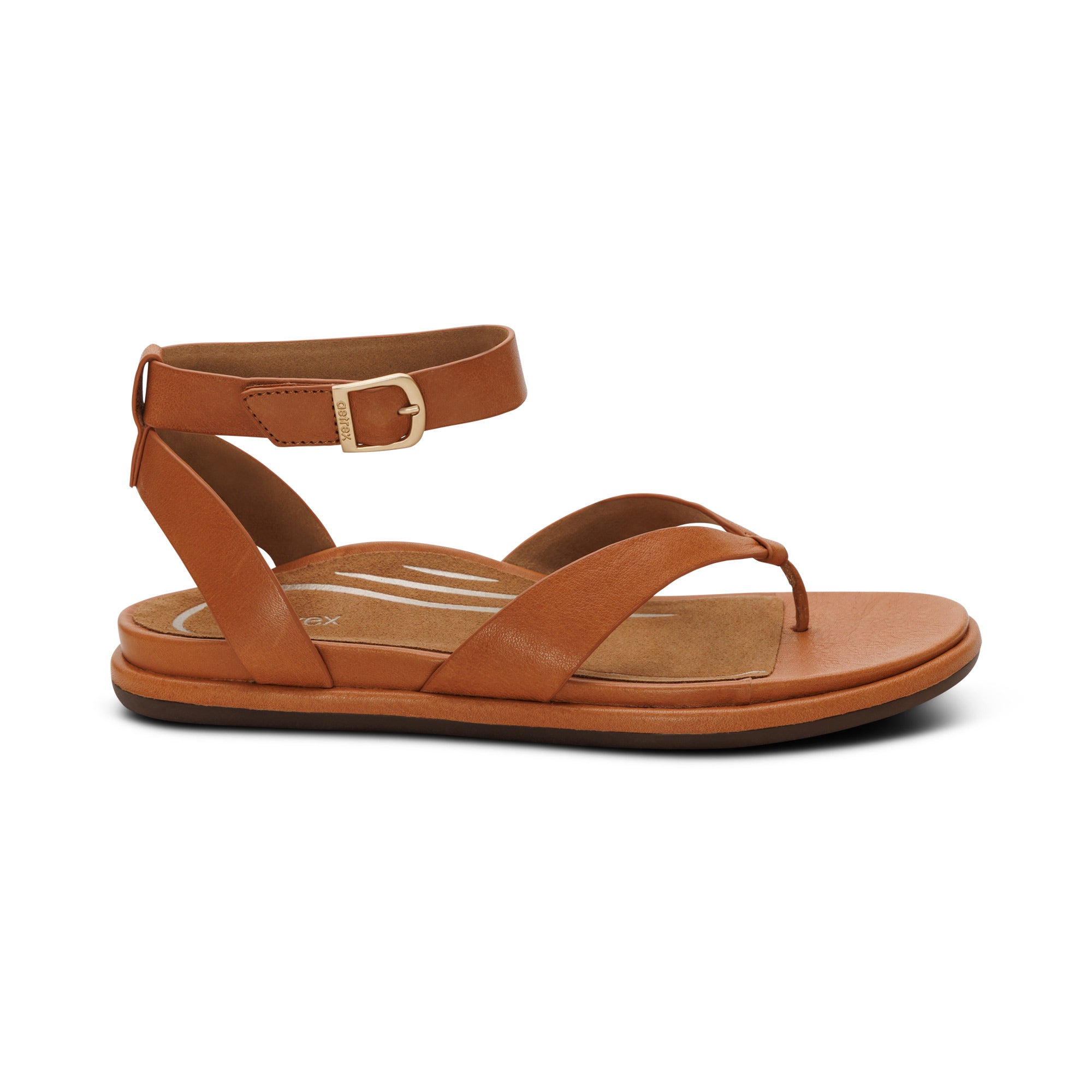 Kendall Arch Support Thong Sandal #color_ginger