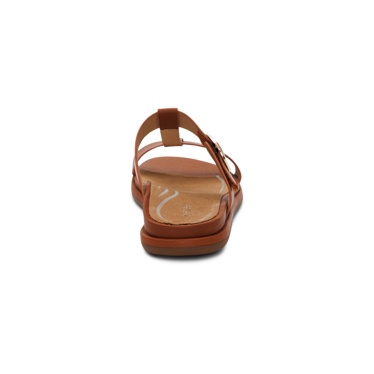 Blaire Adjustable Slide Sandal Rear Angle #color_ginger