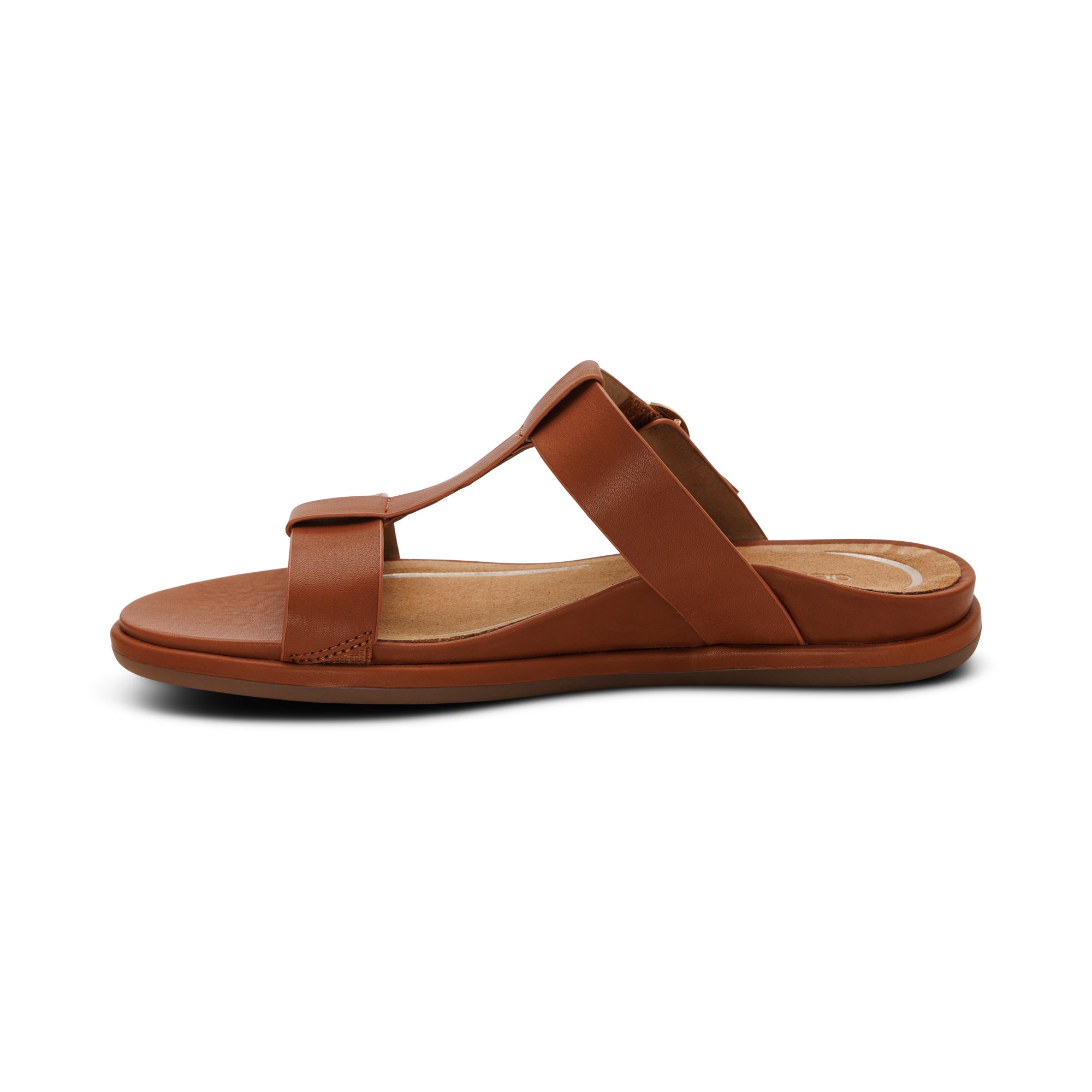 Blaire Adjustable Slide Sandal Left Angle #color_ginger