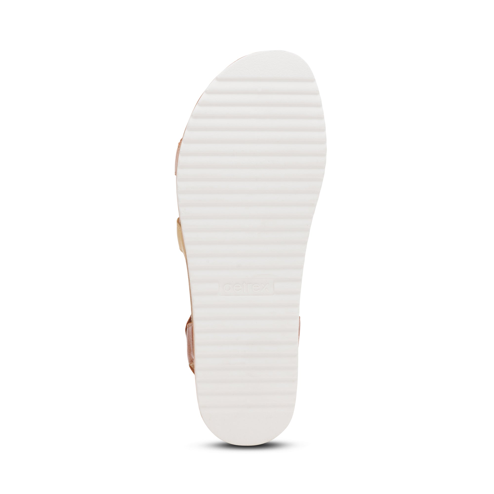 Aria Adjustable Double Band Sandal Bottom Angle #color_sand multi