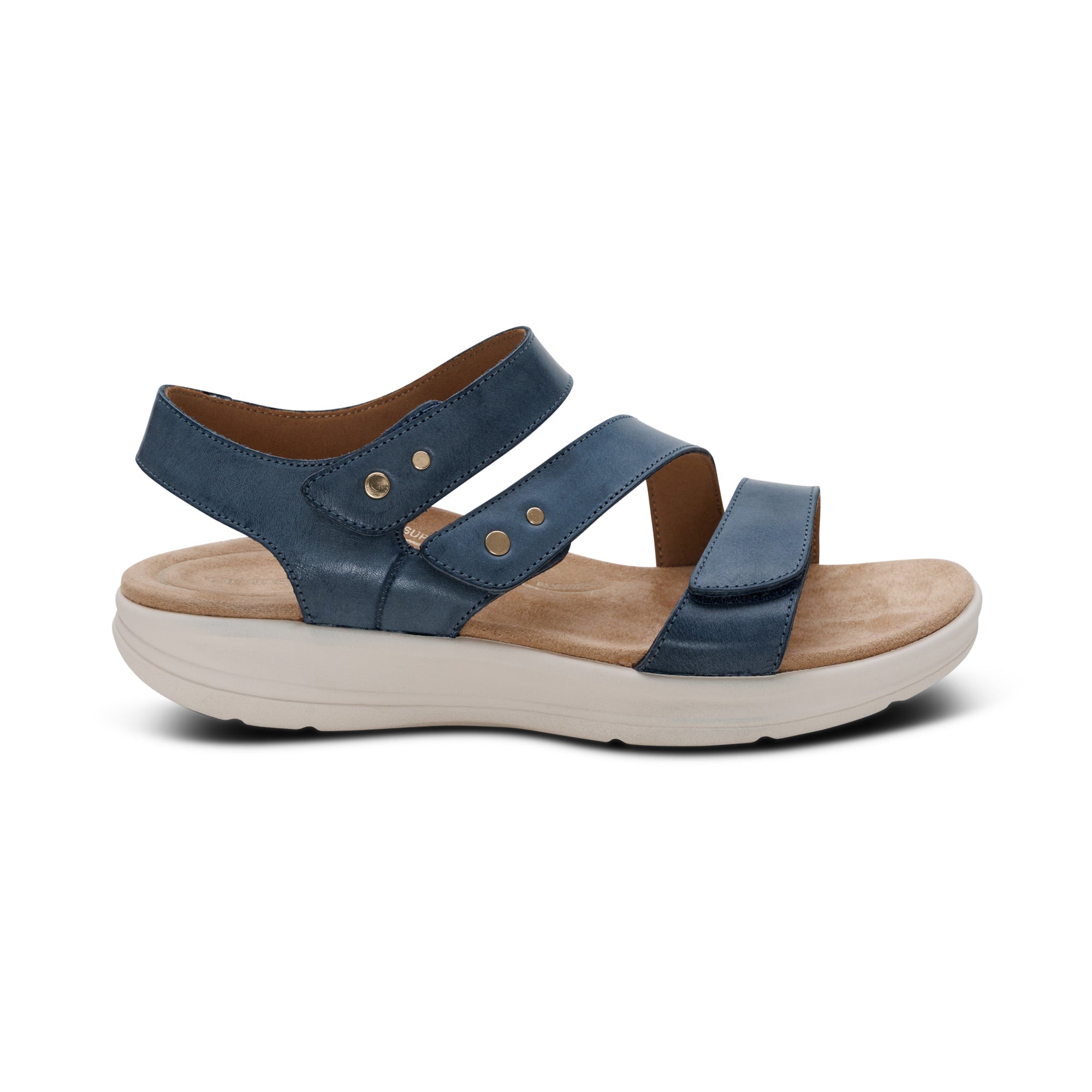 Savannah Adjustable Quarter Strap Sandal #color_hazy blue