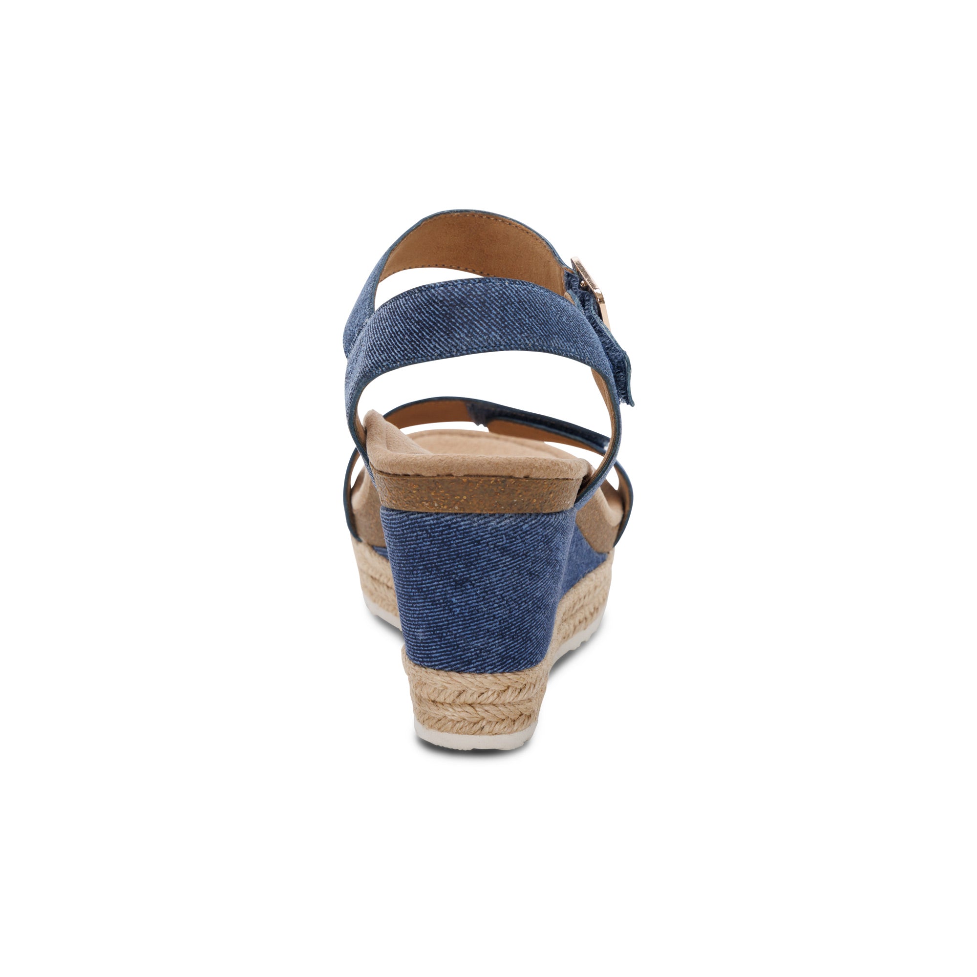 Sydney Quarter Strap Espadrille Wedge #color_denim