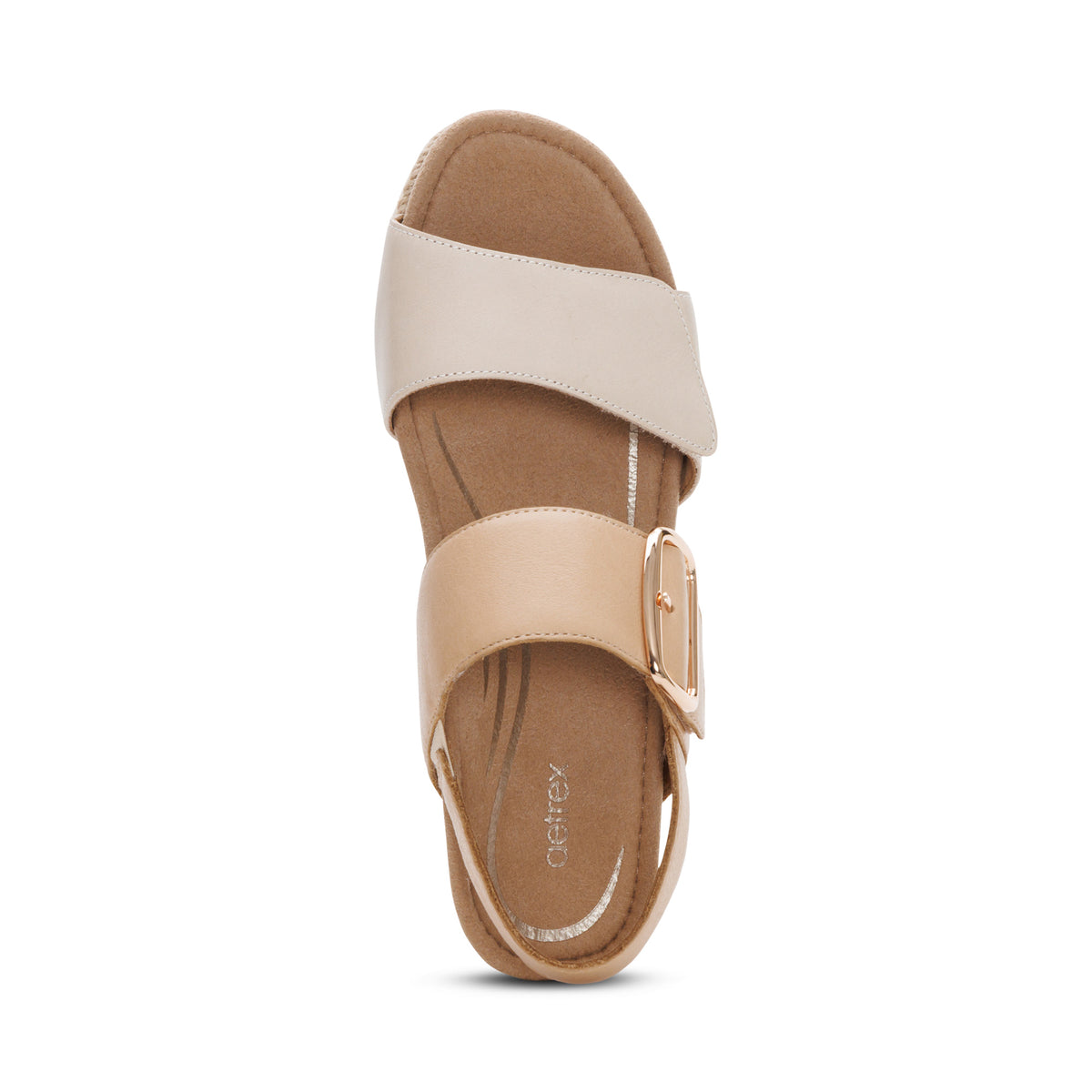 Ashley Arch Support Wedge Top Angle #color_off white